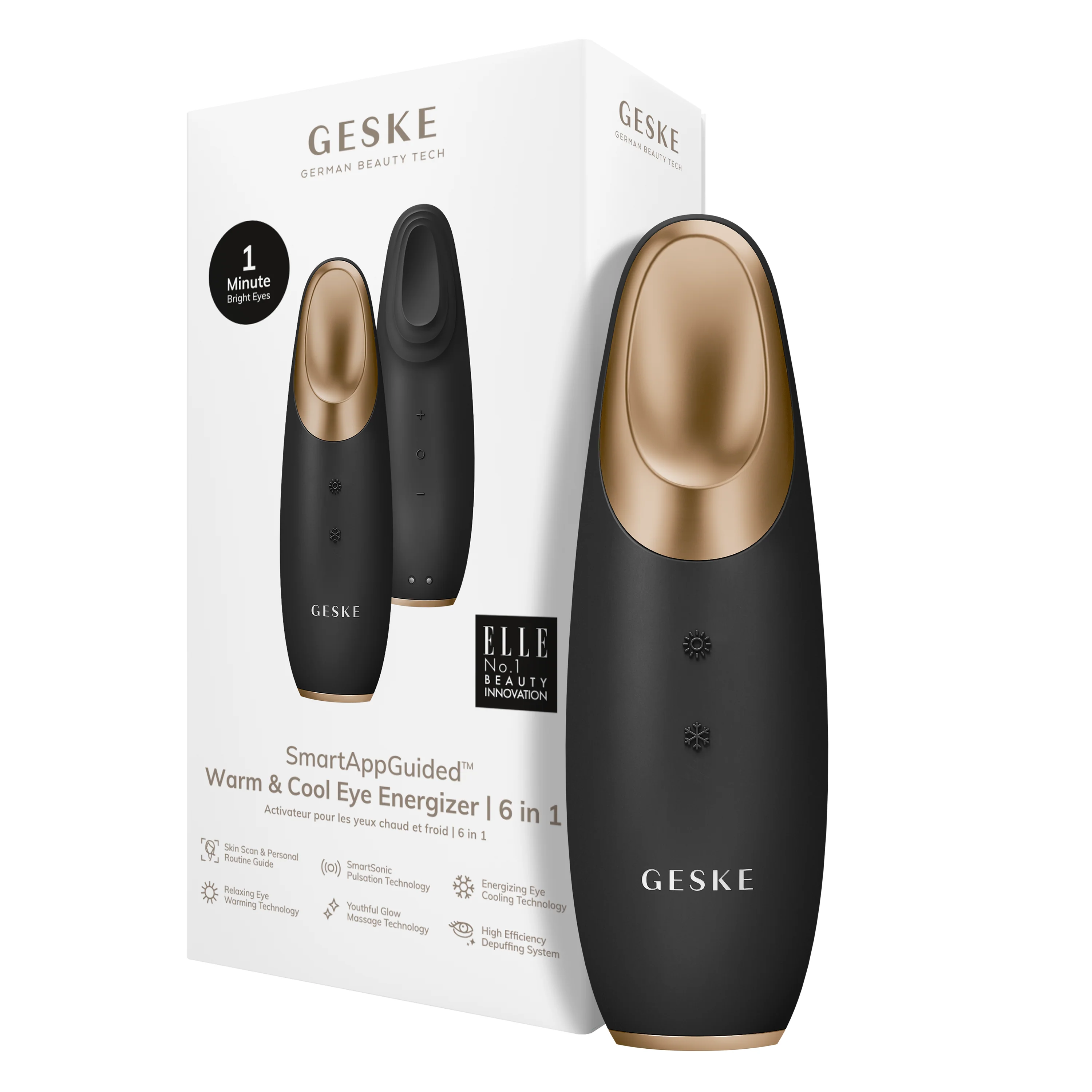 Geske Warm & Cool Eye Energizer | 6 in 1 - Gray - Image 2