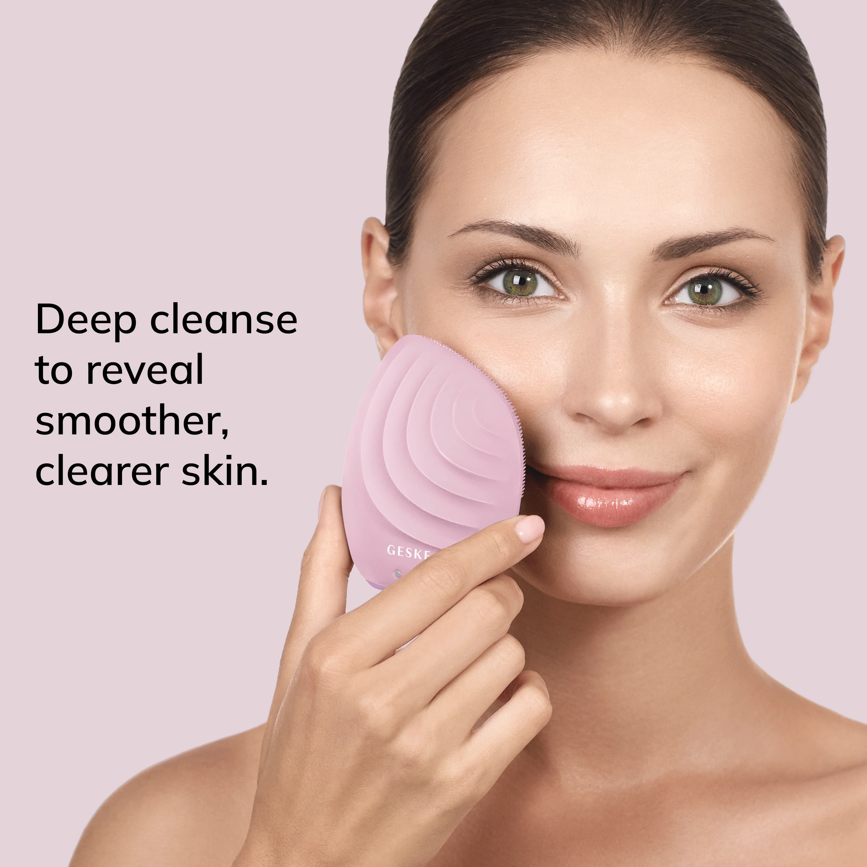 Geske Sonic Facial Brush | 5 in 1 - Pink - Image 4