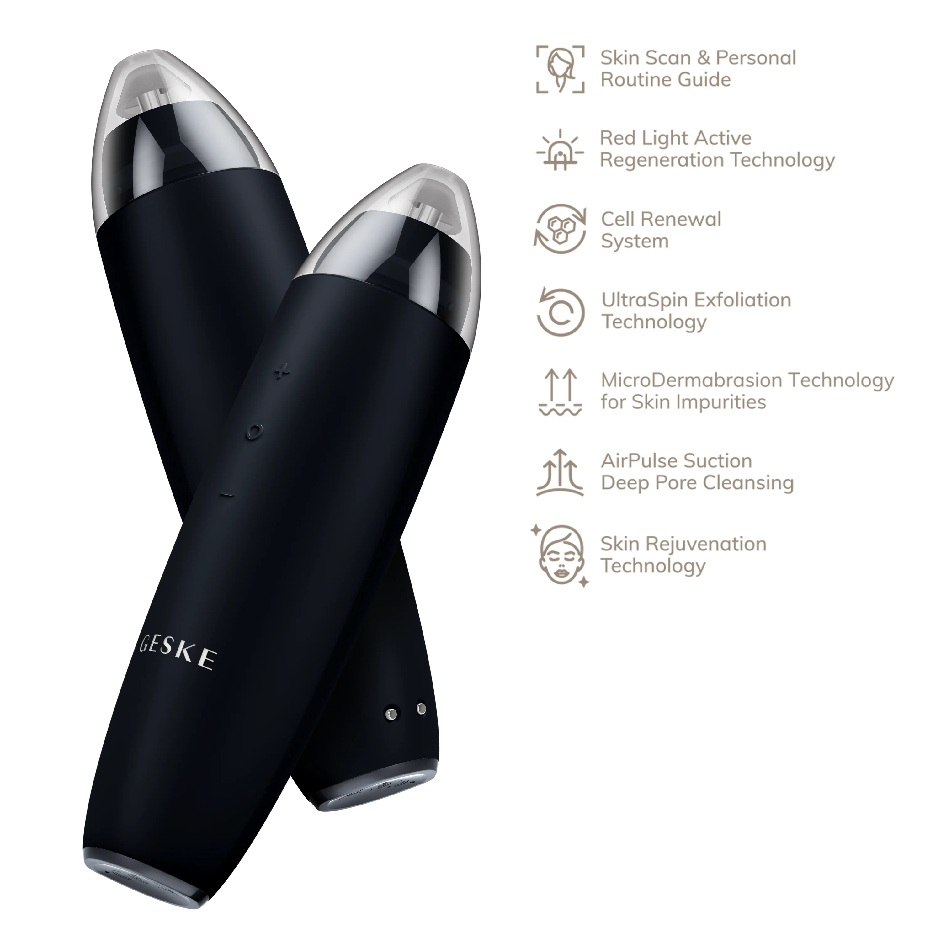 Geske MicroDermabrasion Blackhead Remover | 7 in 1 - Black - Image 2