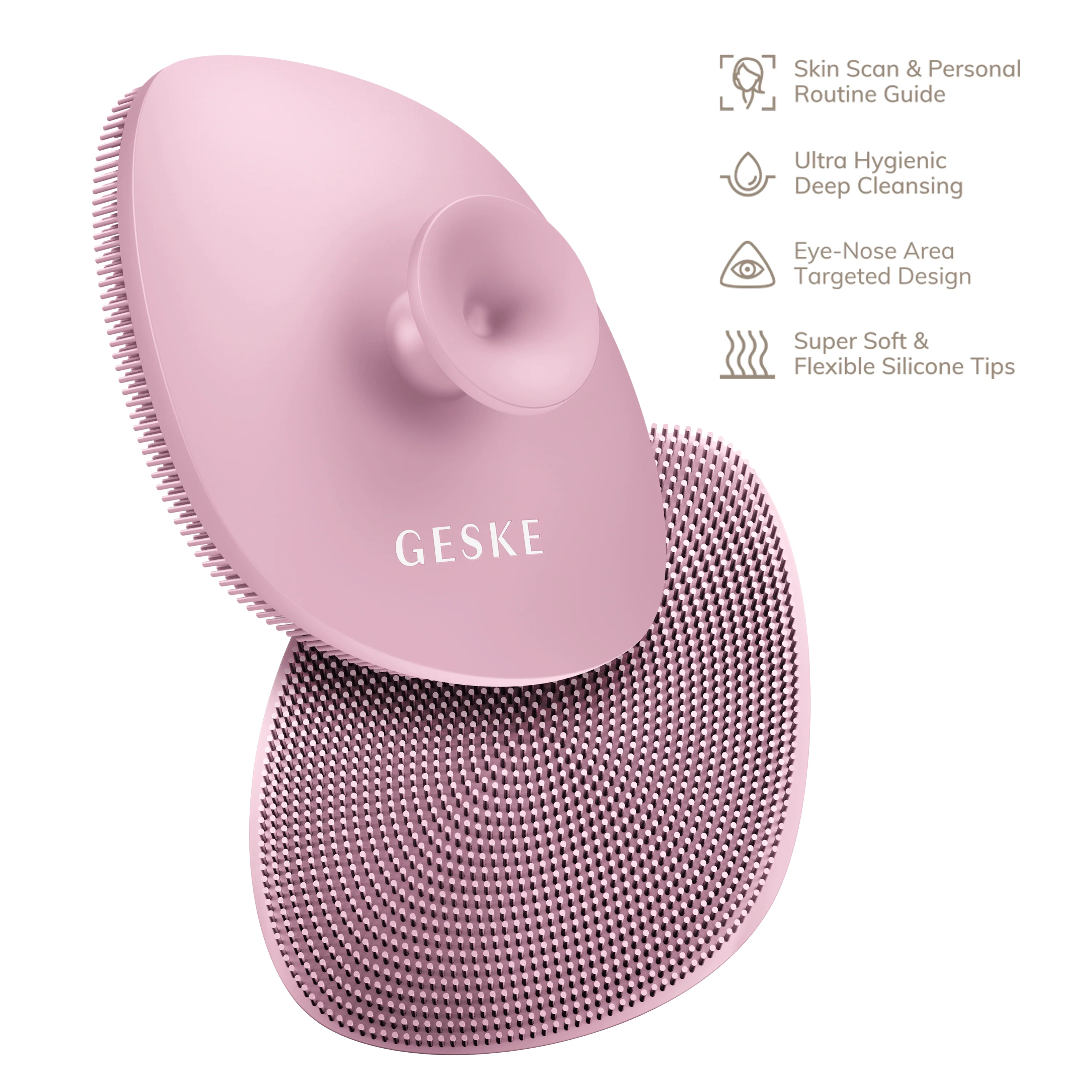Geske Facial Brush | 4 in 1 - Pink - Image 2