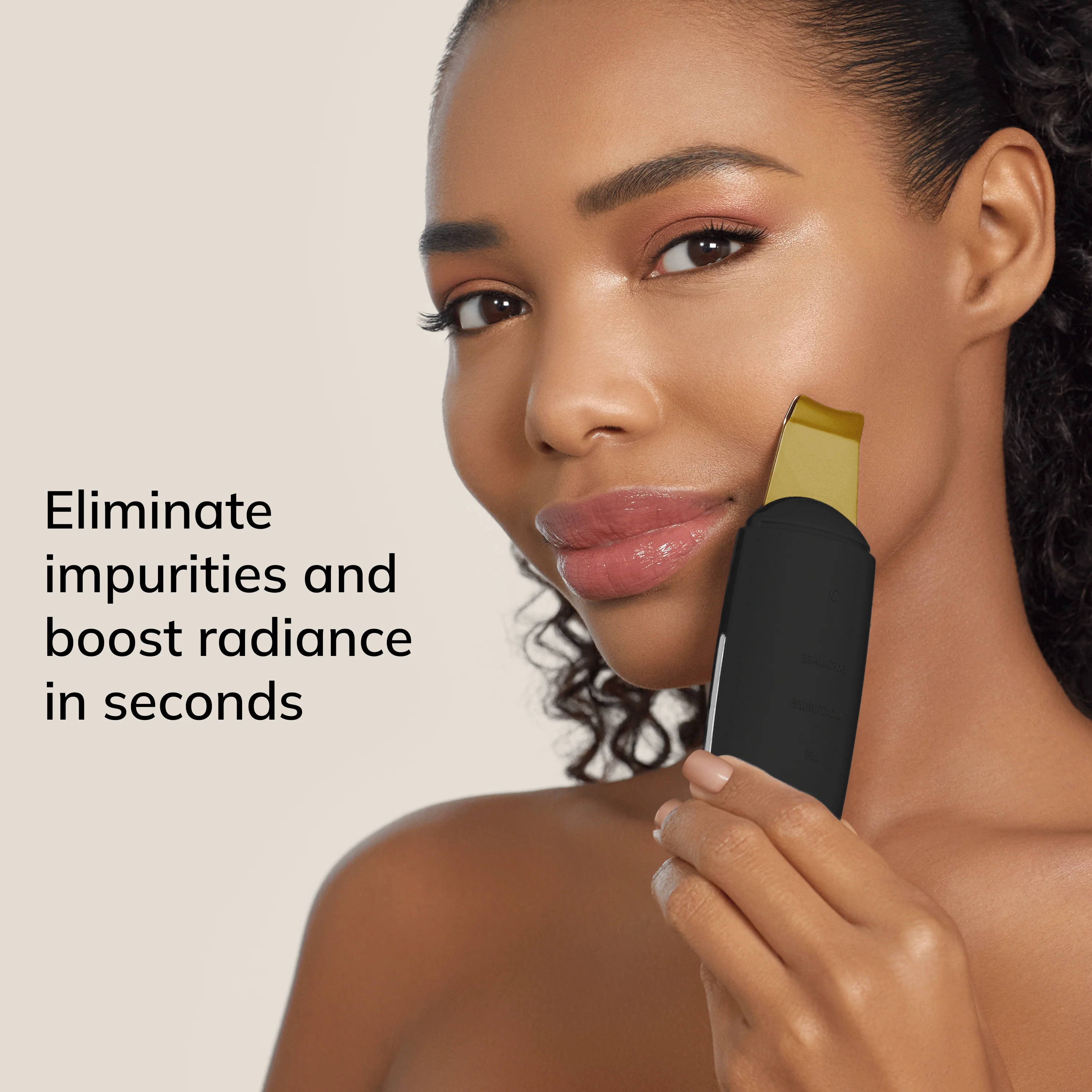 Geske MicroCurrent Skin Scrubber & Blackhead Remover | 9 in 1 - Gray - Image 4