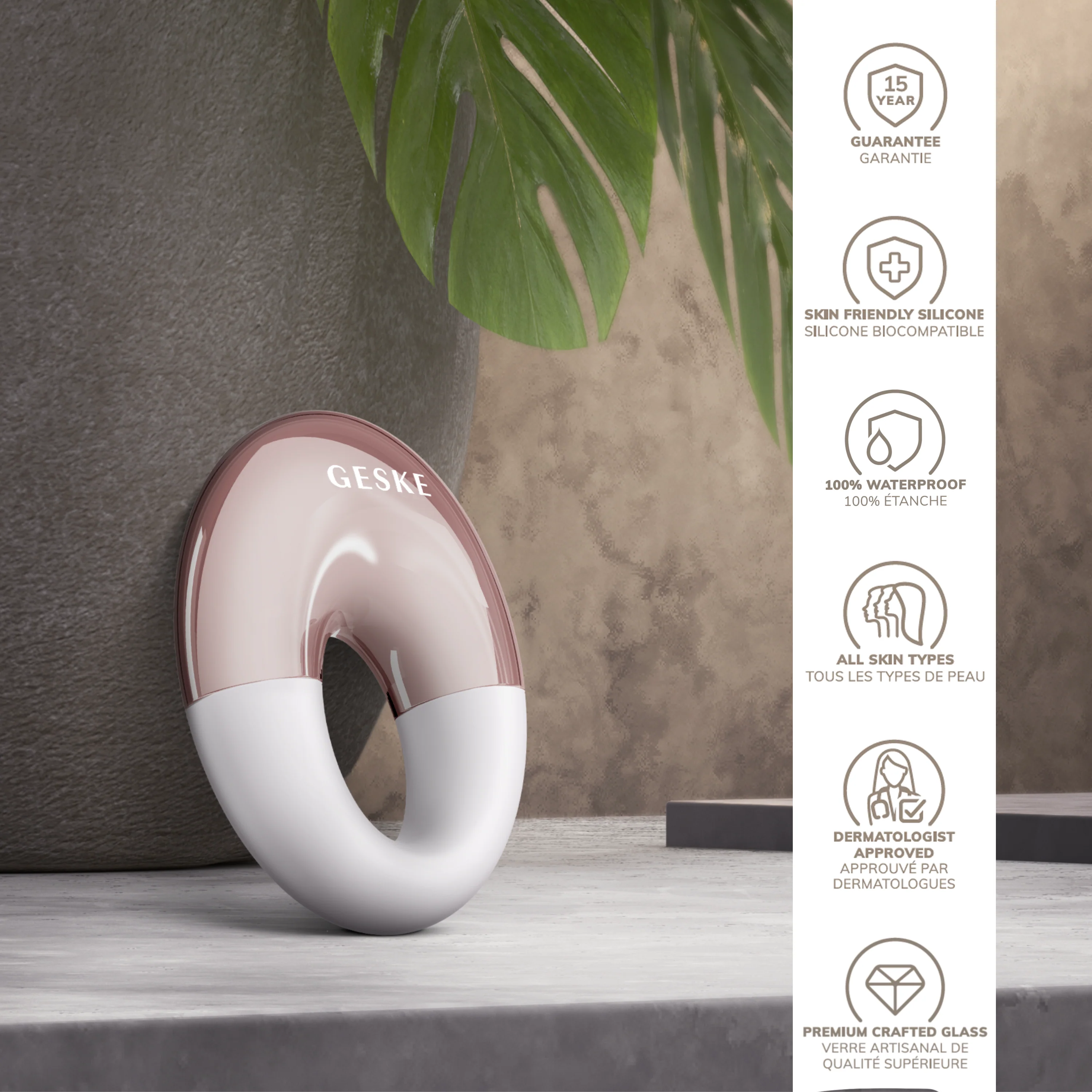 Geske Cool & Warm Eye Massager | 7 in 1 - Starlight - Image 3