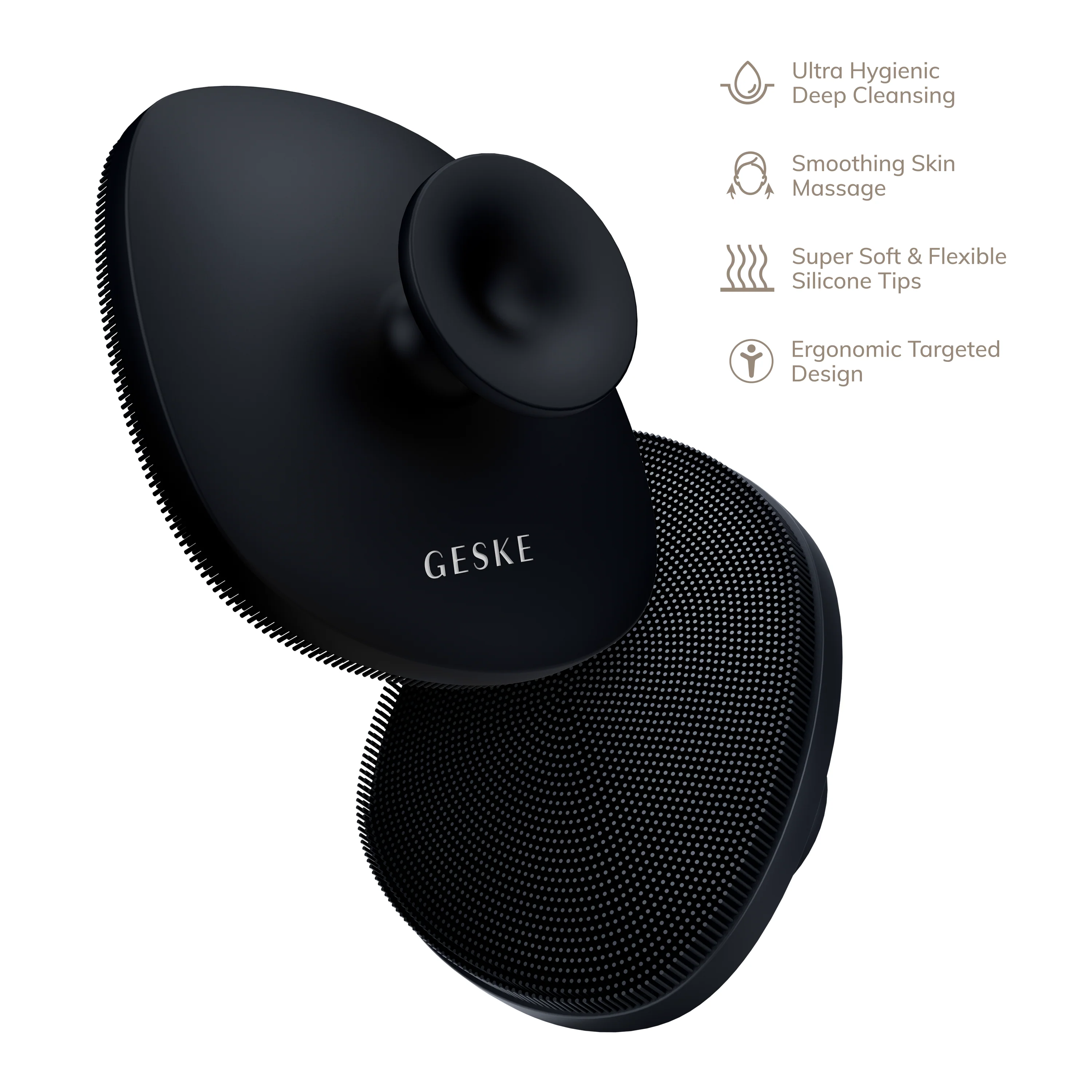 Geske Body Brush | 4 in 1 - Black - Image 2