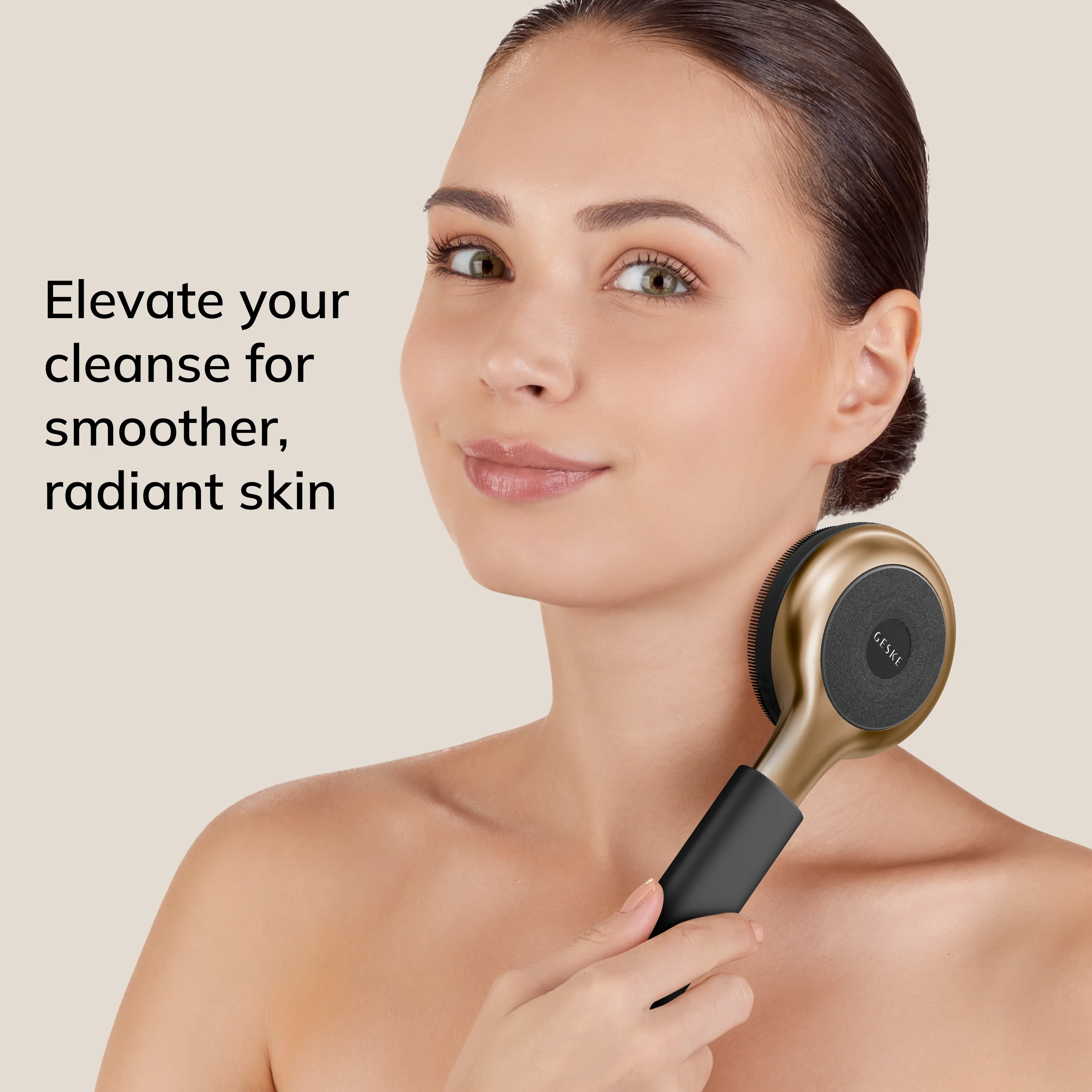 Geske Sonic Full-Body Brush & Intensive Exfoliator | 8 in 1 - Gray - Image 4