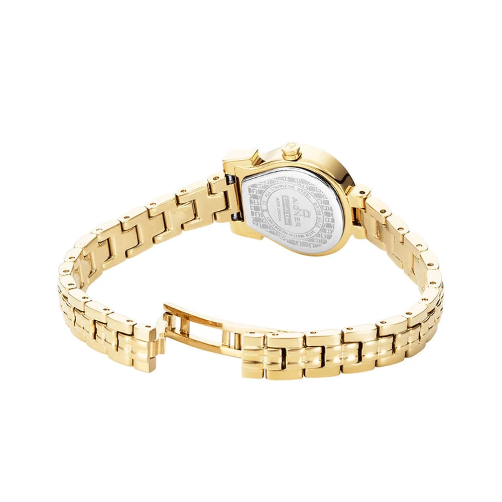 Aigner Tivoli Due Ladies Navy Dial Gold Tone Watch - Image 2