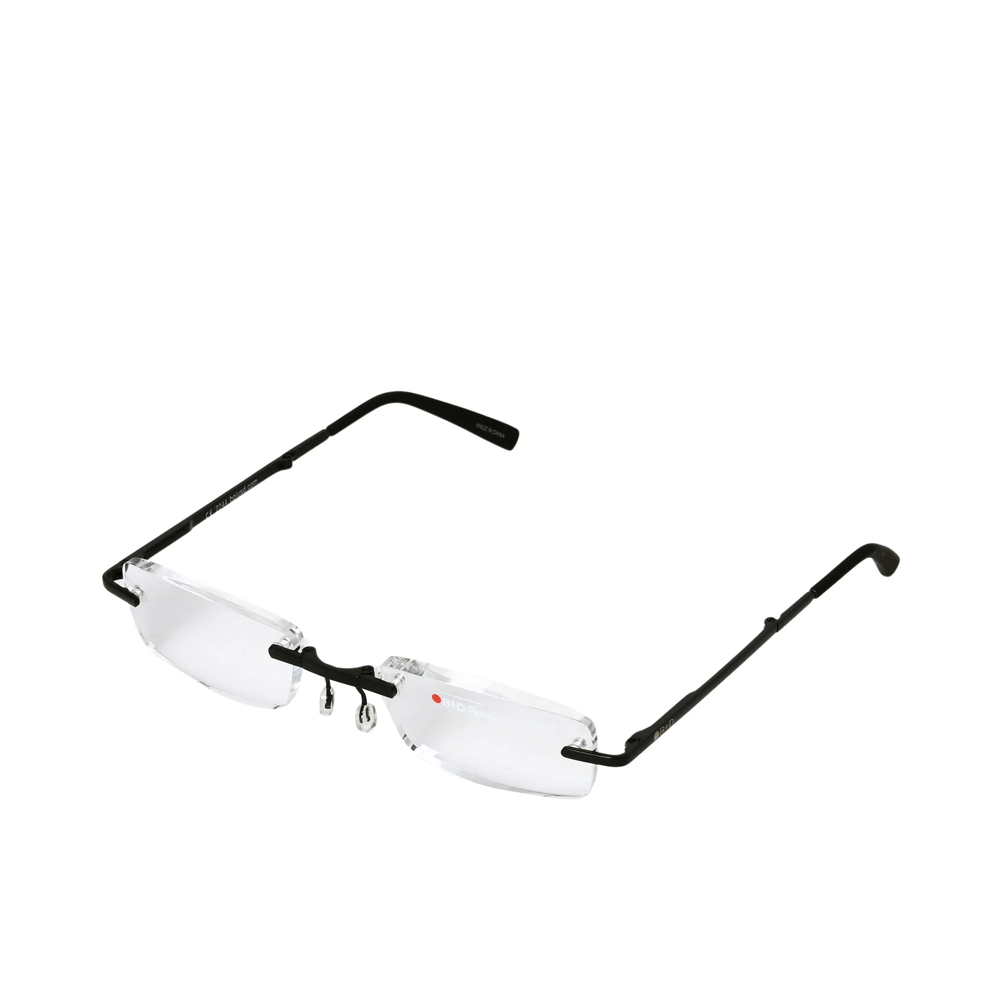 B+D Black Rimless Reading Glasses - Image 2