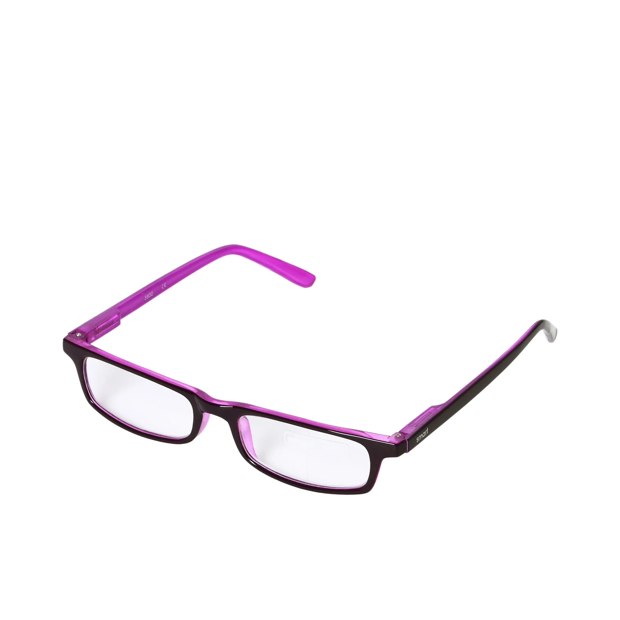 B+D Purple Rectangular Reading Glasses - Image 2