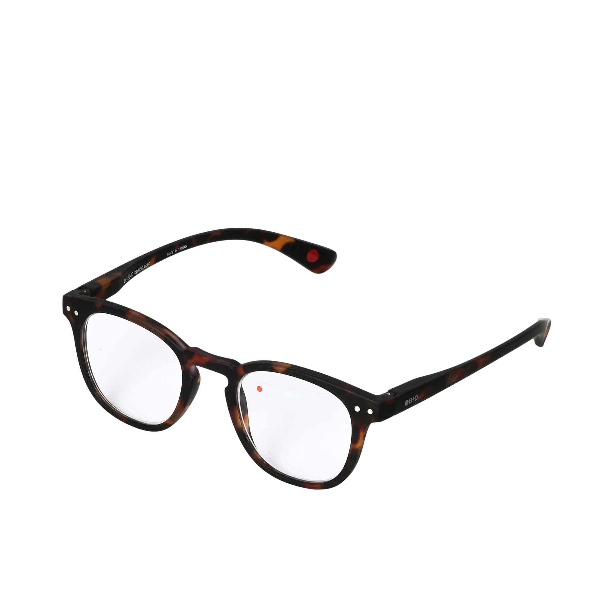 B+D Tortoise Round Reading Glasses - Image 2