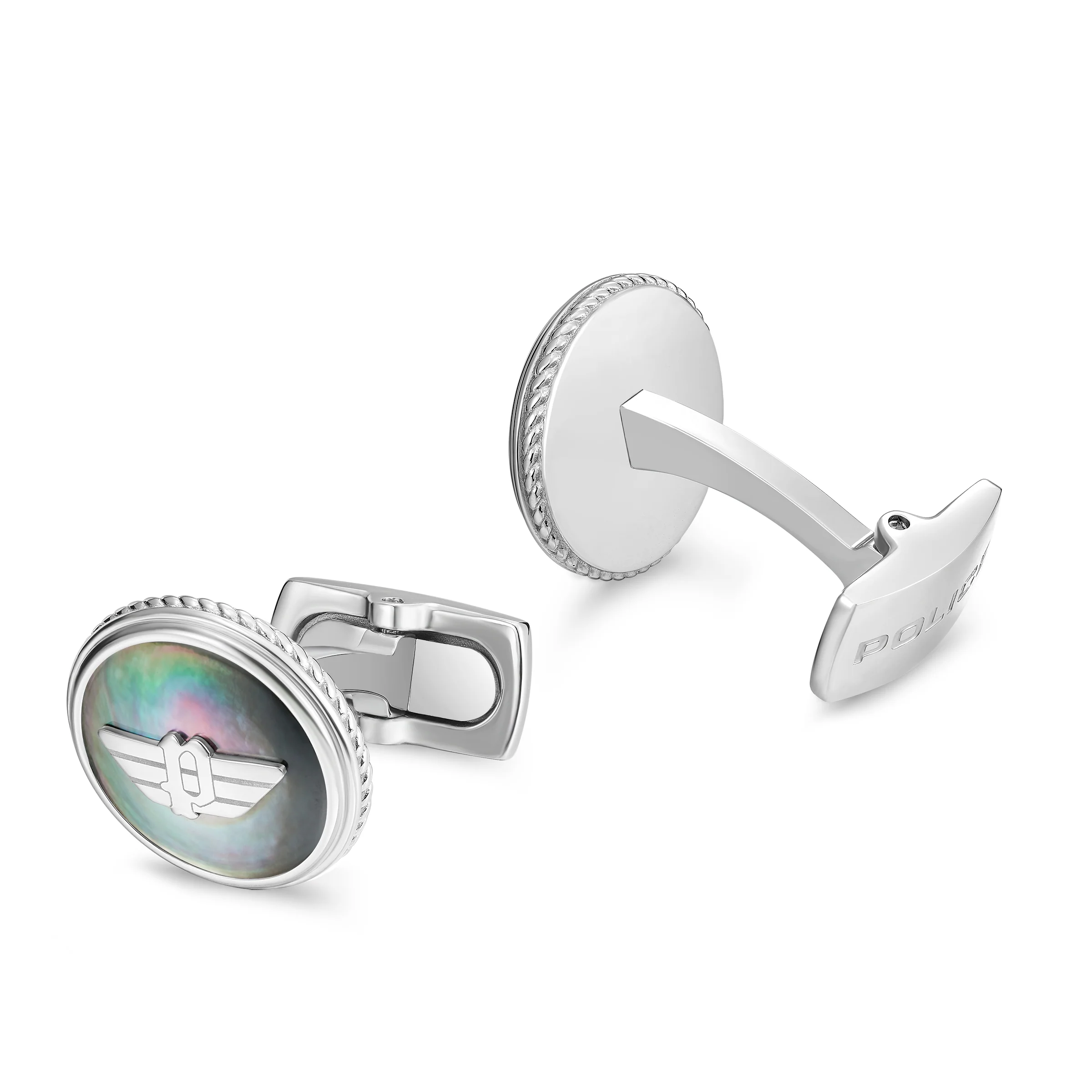 BLACK MOP WING LOGO CUFFLINKS - Image 3