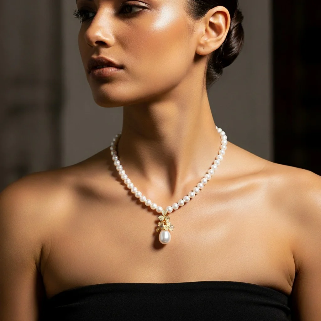 Bronzallure Cultured Freshwater Pearl White - Image 2