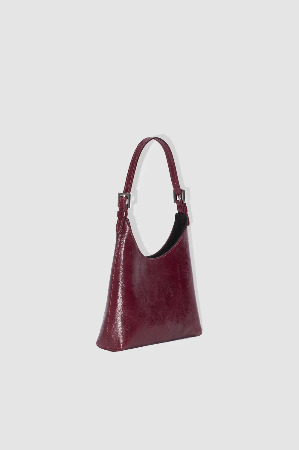 By Far Baby Camryn Eel Embossed Leather Sour Cherry - Image 2