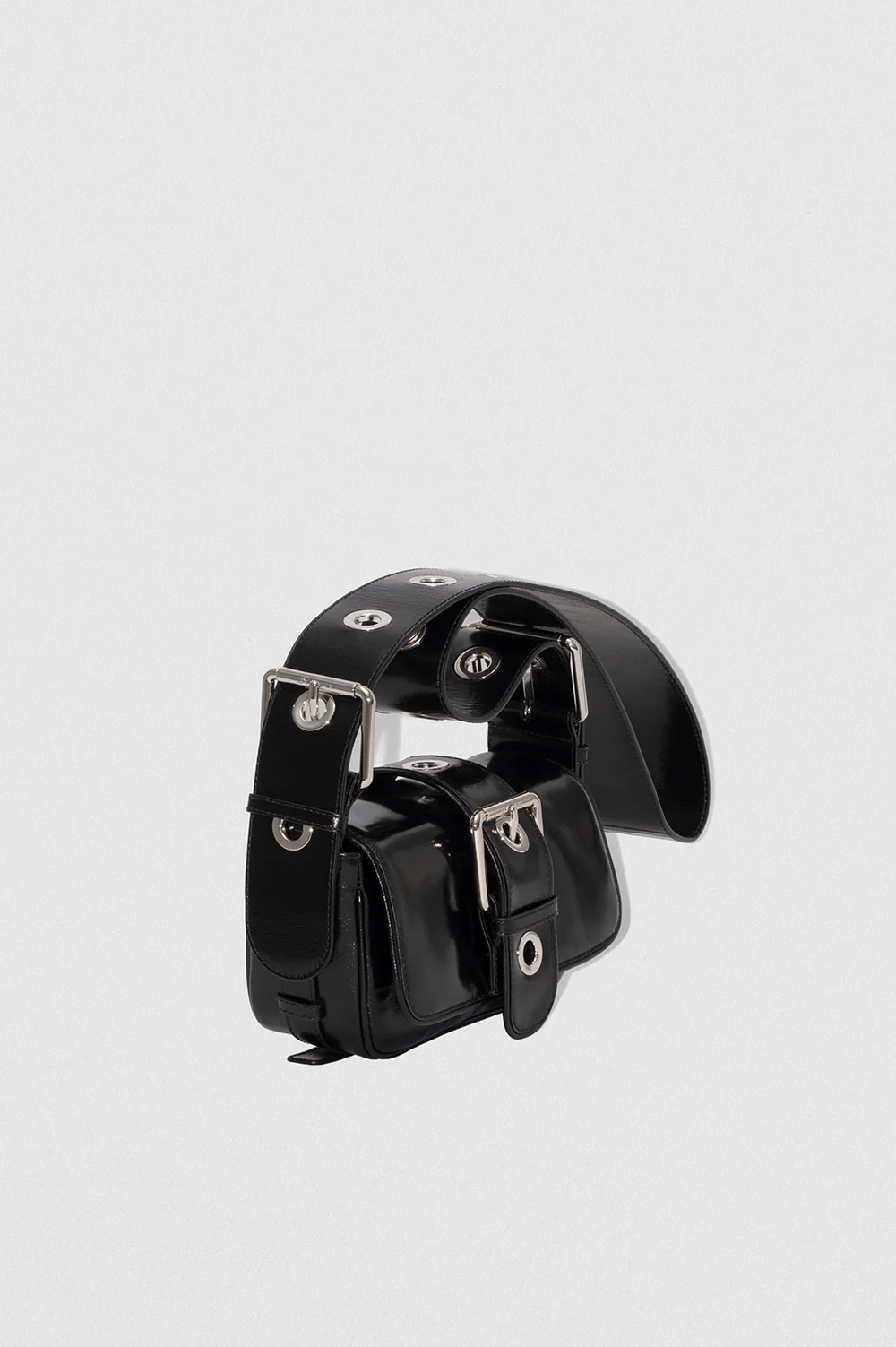 By Far Eloise Creased Calf Leather Black - Image 2