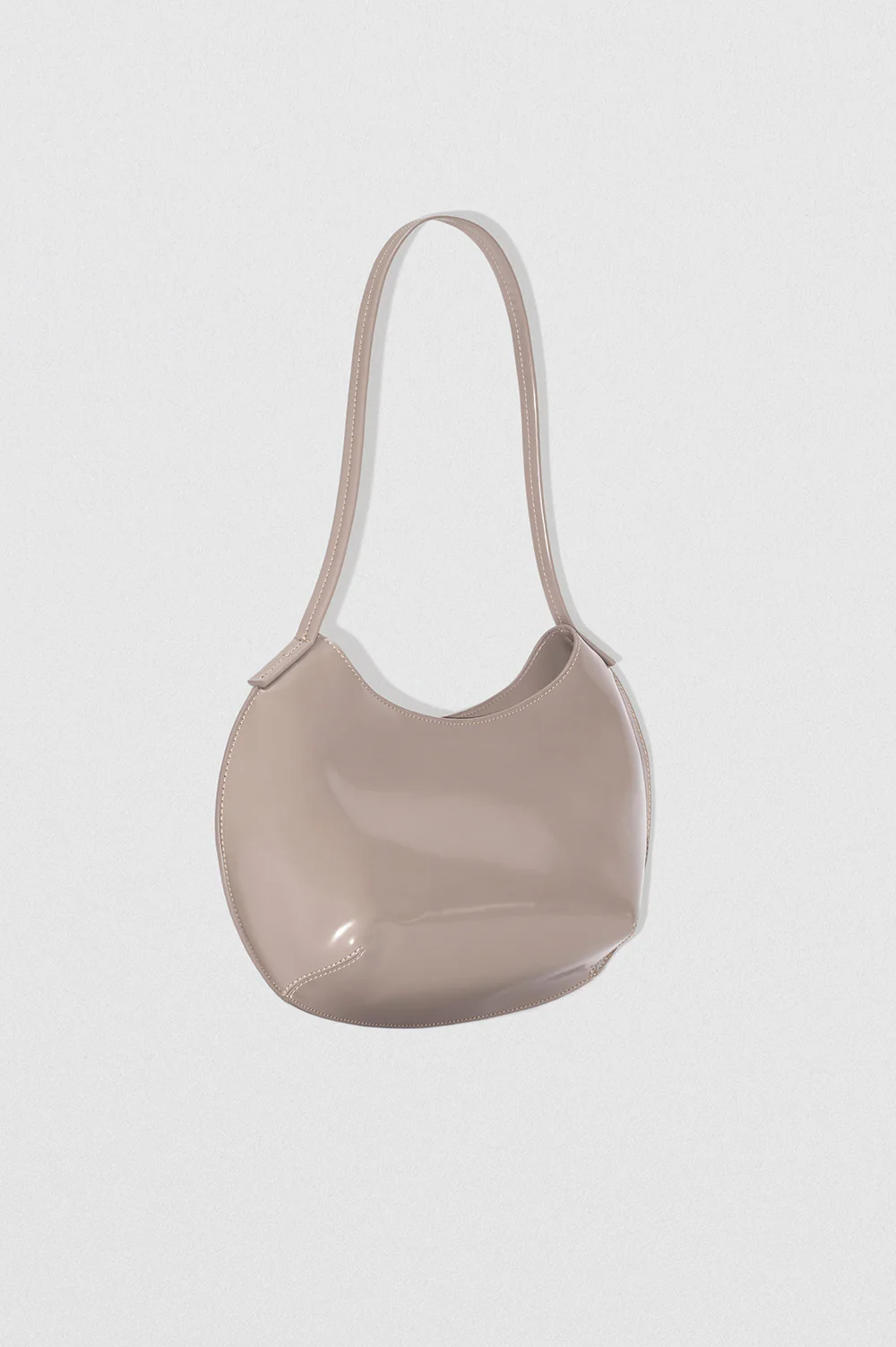 By Far Horner Semi Patent Leather Fawn - Image 2