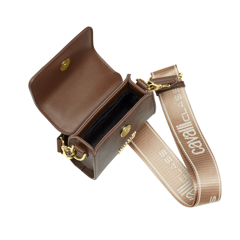 Cavalli Class - Amalfi Mini Handbag, Brown - Image 3