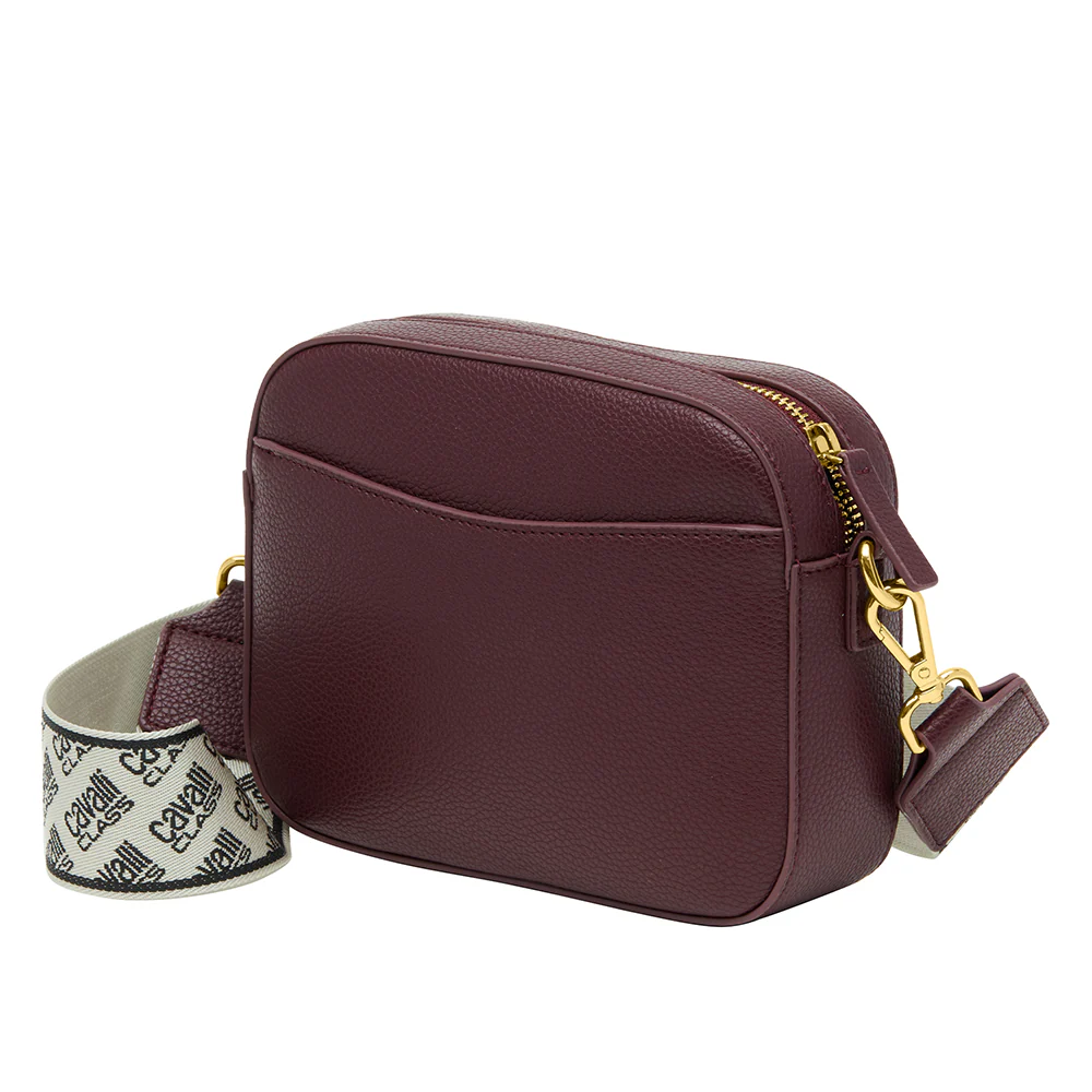 Cavalli Class - Ancona Crossbody Bag, Burgundy - Image 3