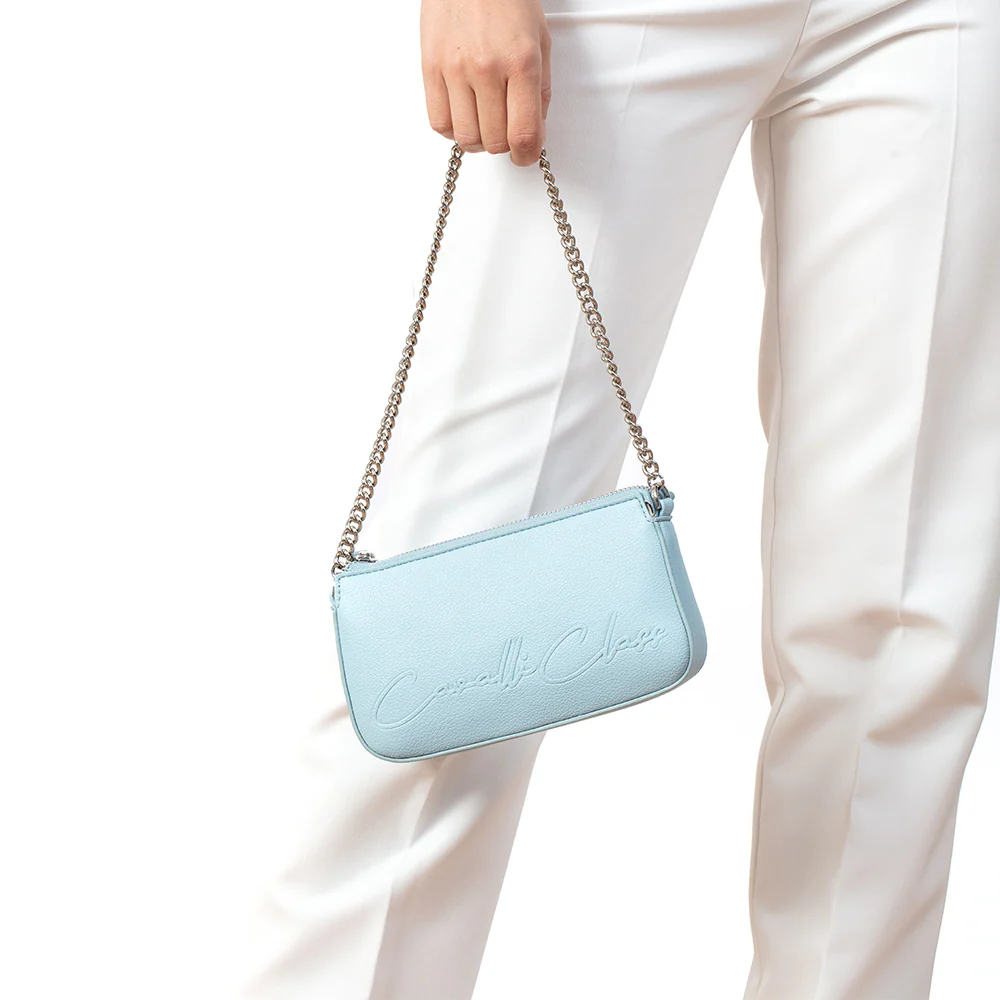 Cavalli Class - Bari Clutch Bag, Light Blue - Image 2
