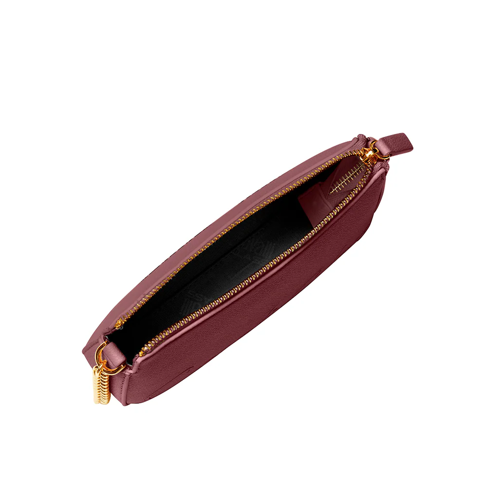 Cavalli Class - Bari Clutch Handbag, Burgundy - Image 2