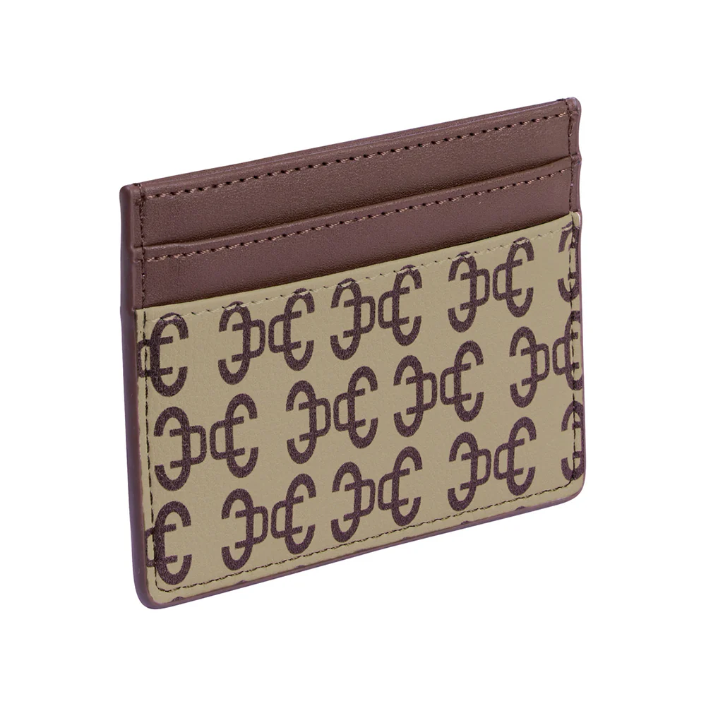 Cavalli Class - Cardholder, Dark Brown & Logo Print - Image 2