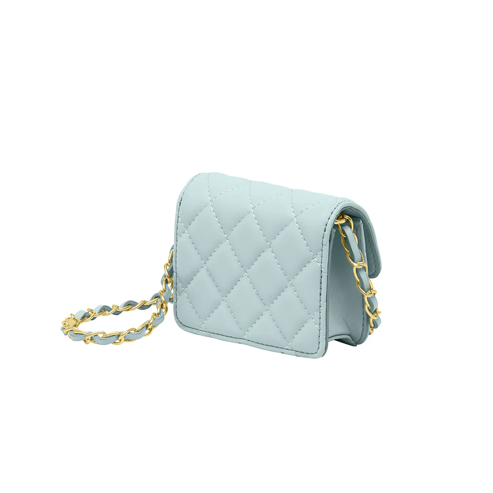 Cavalli Class - Como Mini Handbag, Light Blue - Image 4