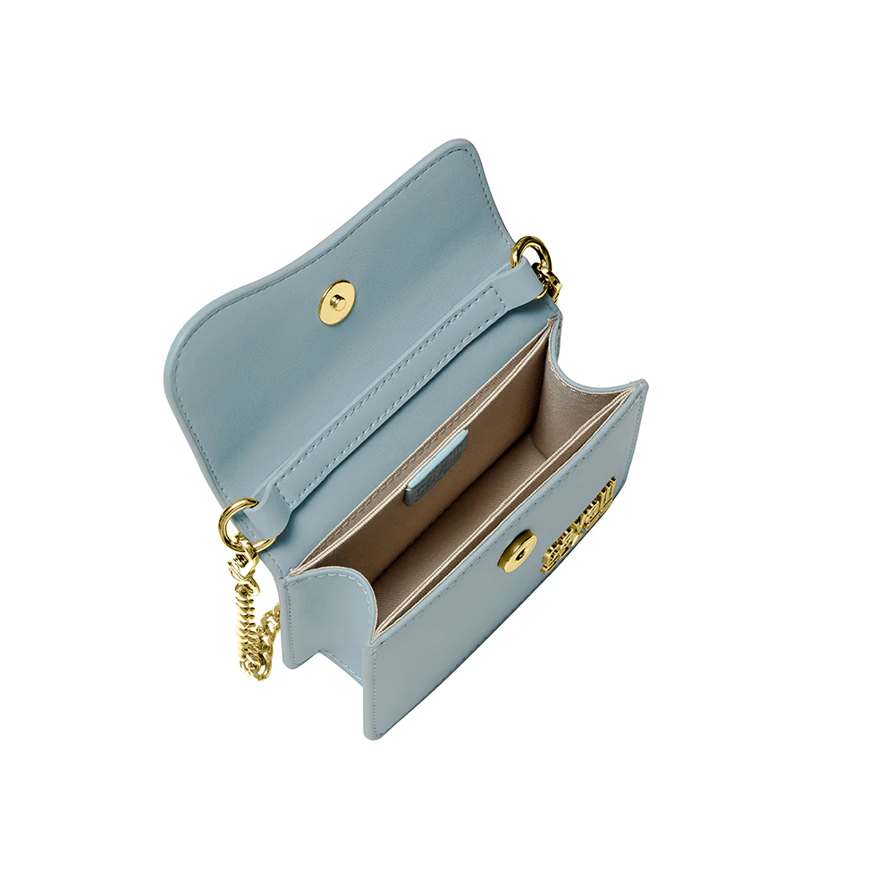 Cavalli Class - Cortina Mini Handbag, Light Blue - Image 4
