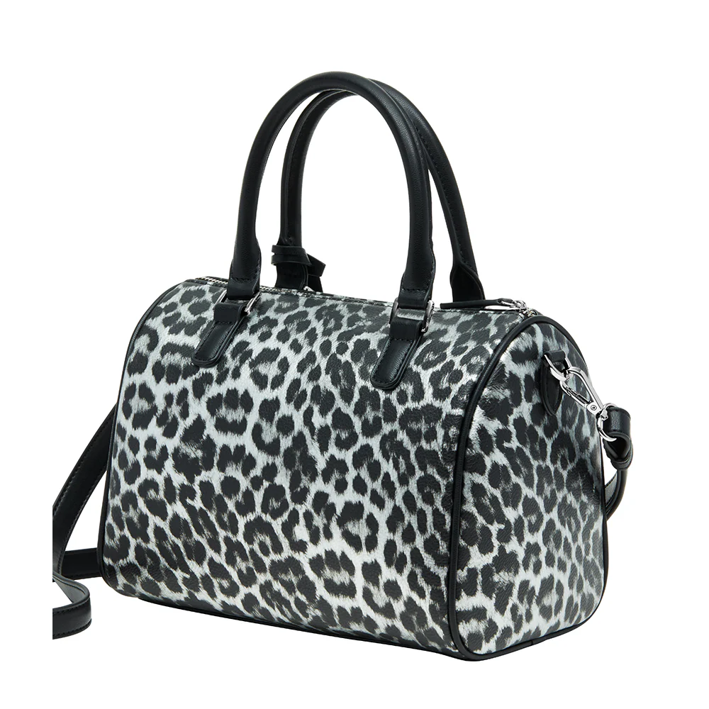 Cavalli Class - Genoa Top Handle Bag, Black & White - Image 3