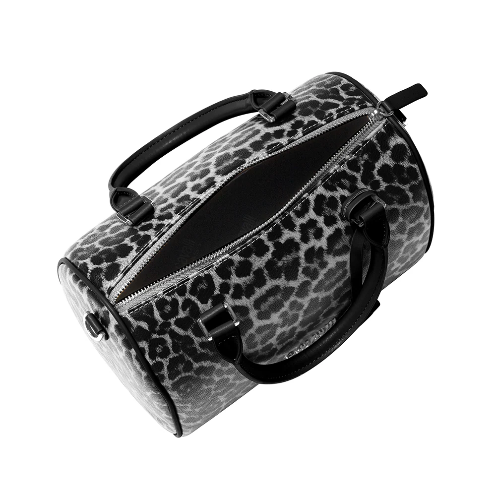 Cavalli Class - Genoa Top Handle Bag, Black & White - Image 4