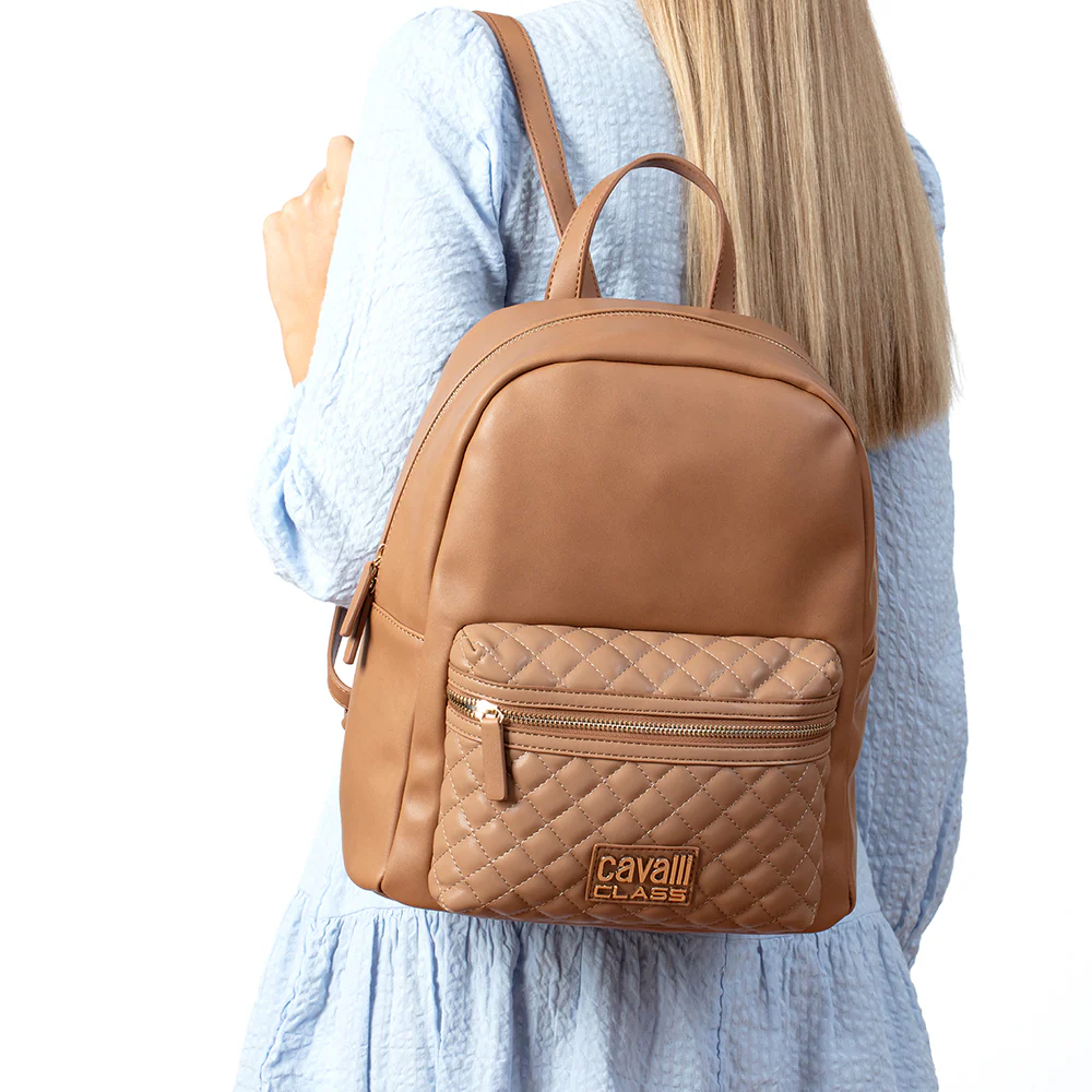 Cavalli Class - Livorno Backpack, Camel - Image 2
