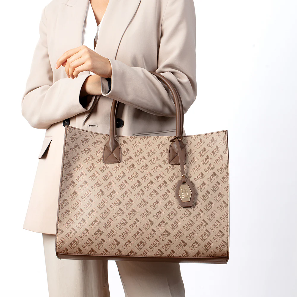 Cavalli Class - Modena Tote Bag, Khaki - Image 2