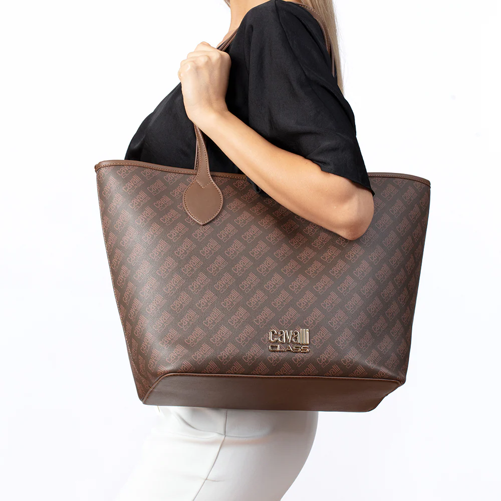 Cavalli Class - Ravenna Tote Bag, Brown - Image 2