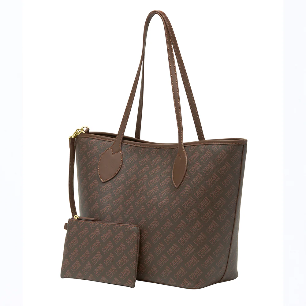 Cavalli Class - Ravenna Tote Bag, Brown - Image 3