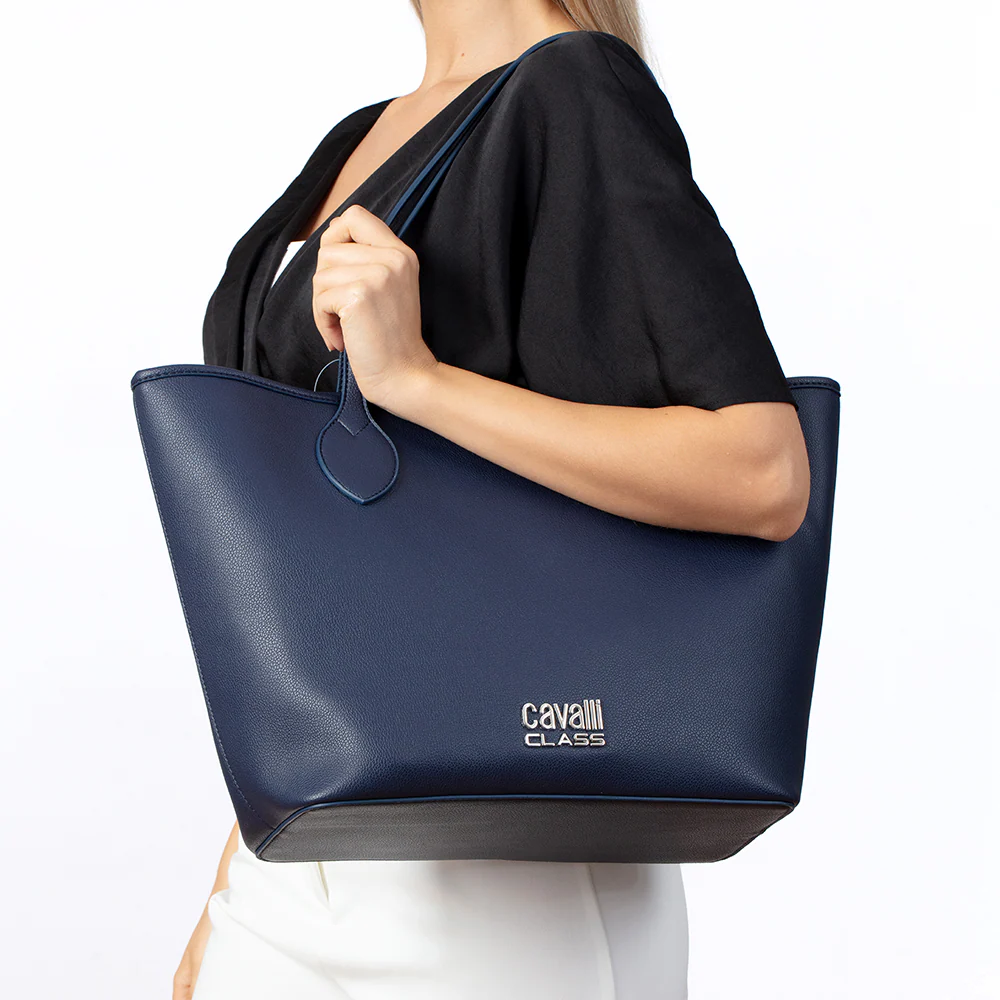Cavalli Class - Ravenna Tote Bag, Navy - Image 2