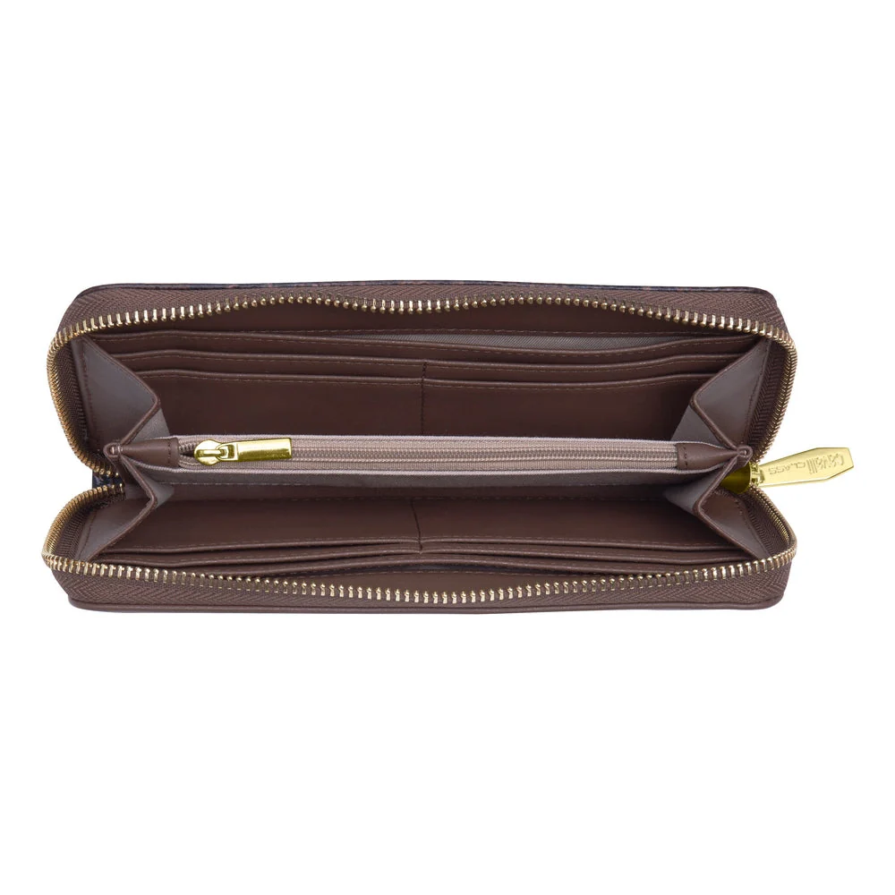 Cavalli Class - Women's Wallet, Brown & Snake Print - Image 2