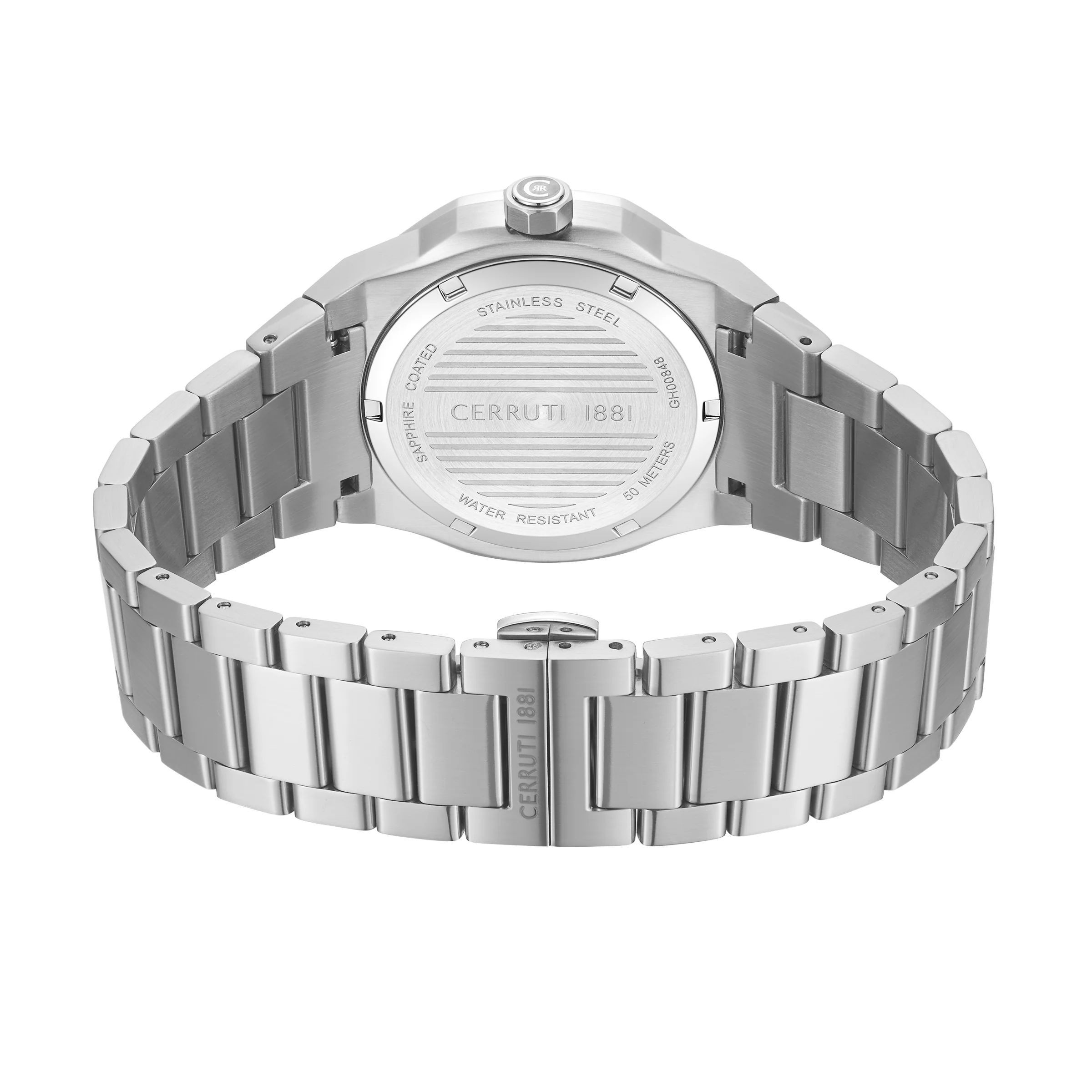 Cerruti Blue Dial Stainless Steel Men's Watch - Image 4