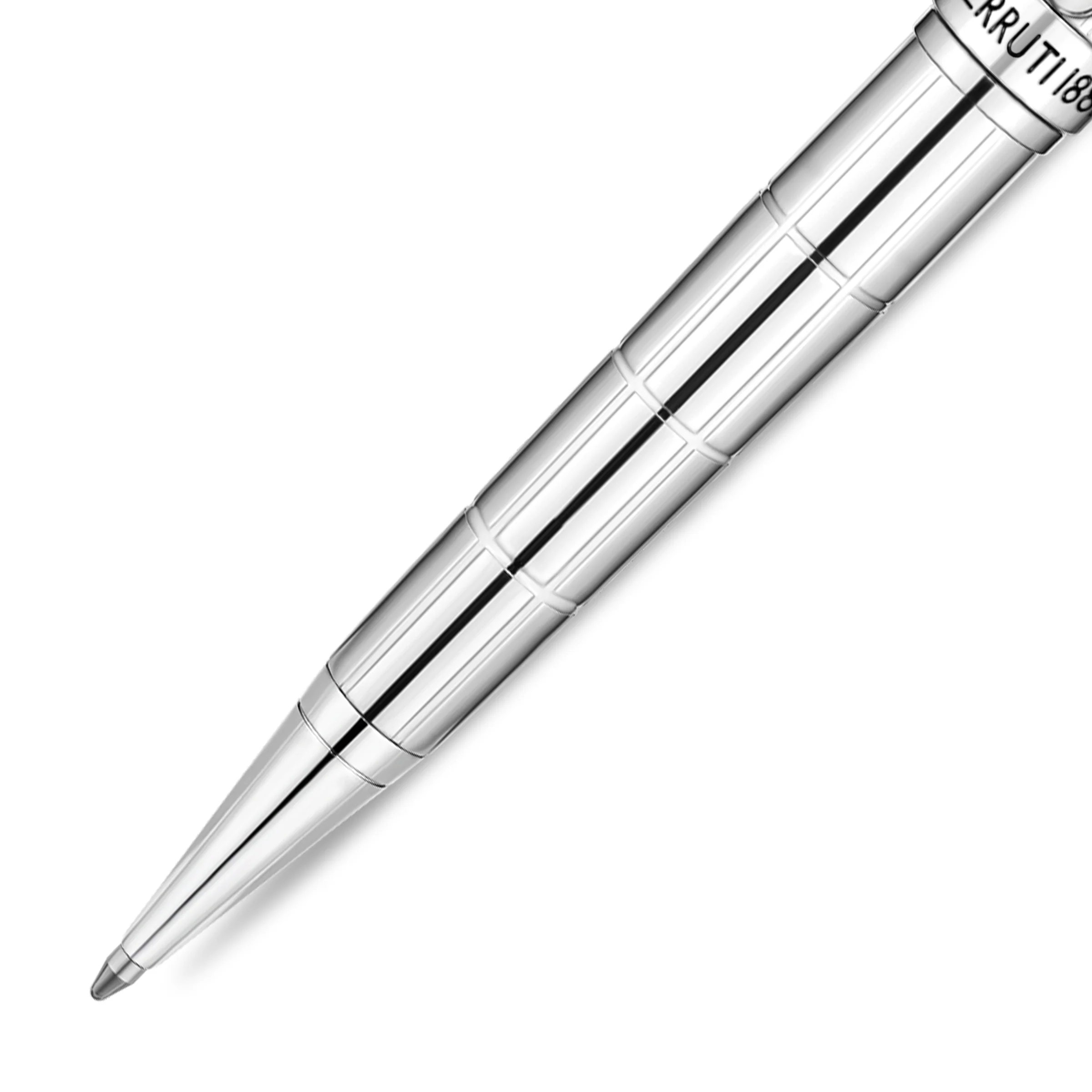 Cerruti Carlo Stainless Steel Patterned Pen - Image 2