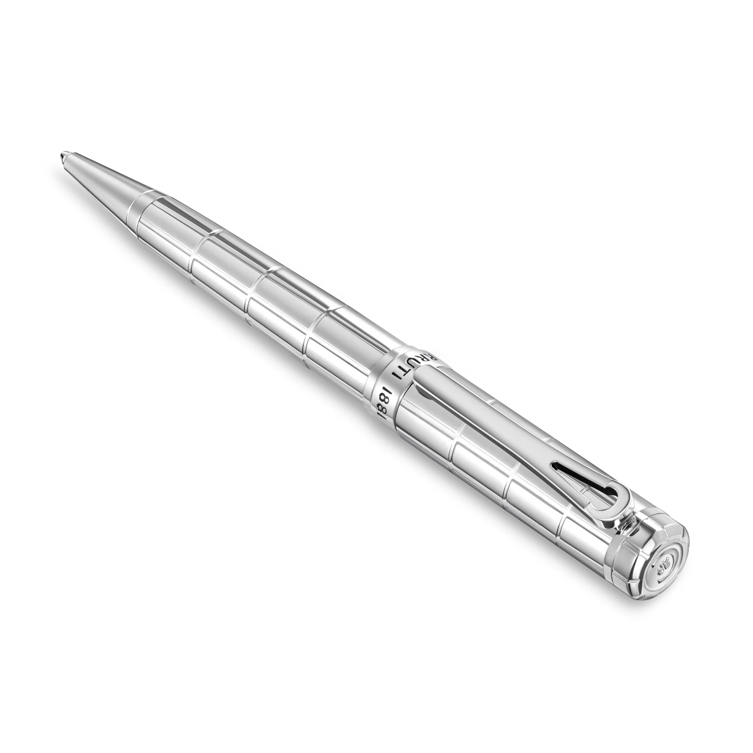 Cerruti Carlo Stainless Steel Patterned Pen - Image 3