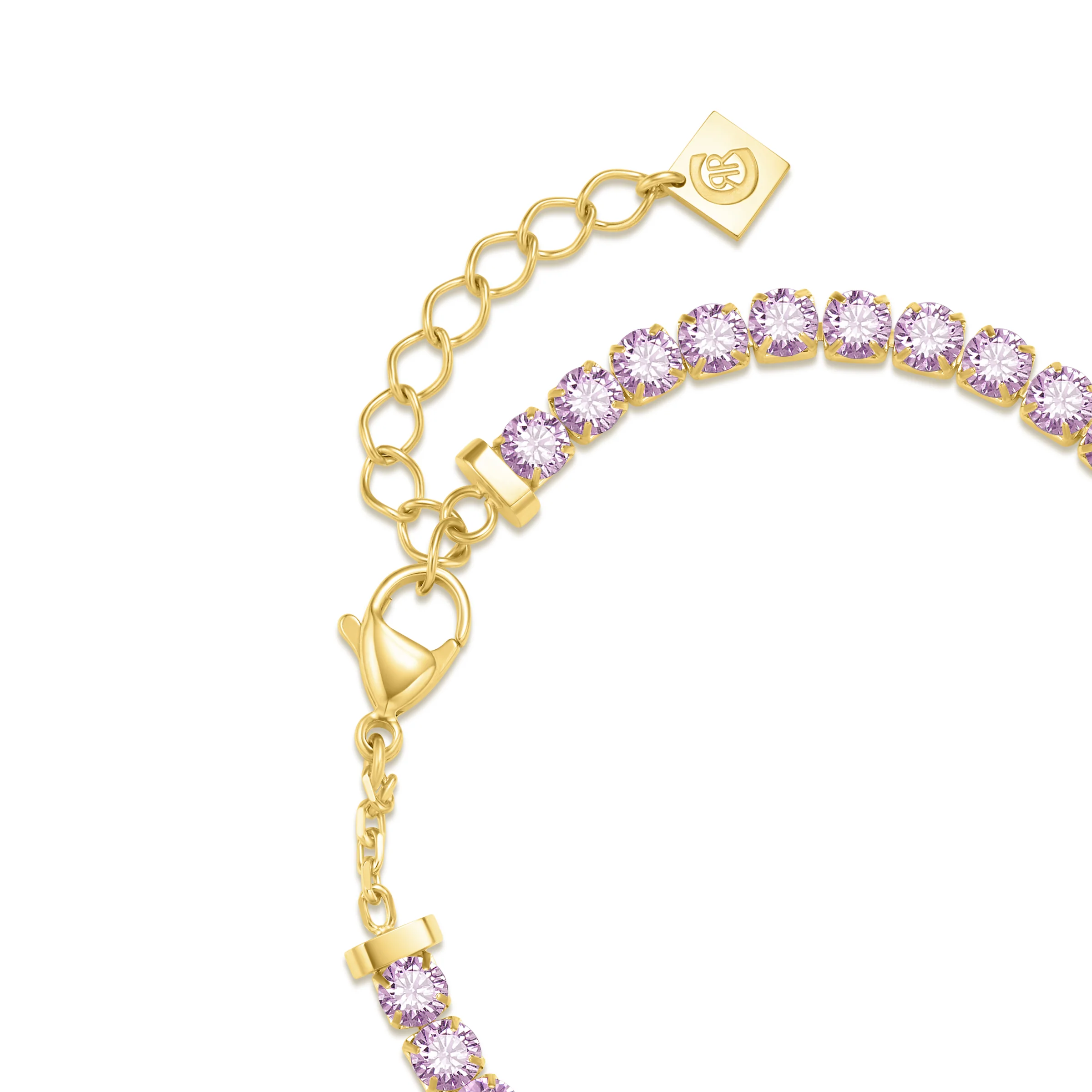 CERRUTI CLAUDIA GP LIGHT ROSE TENNIS BRACELET - Image 3