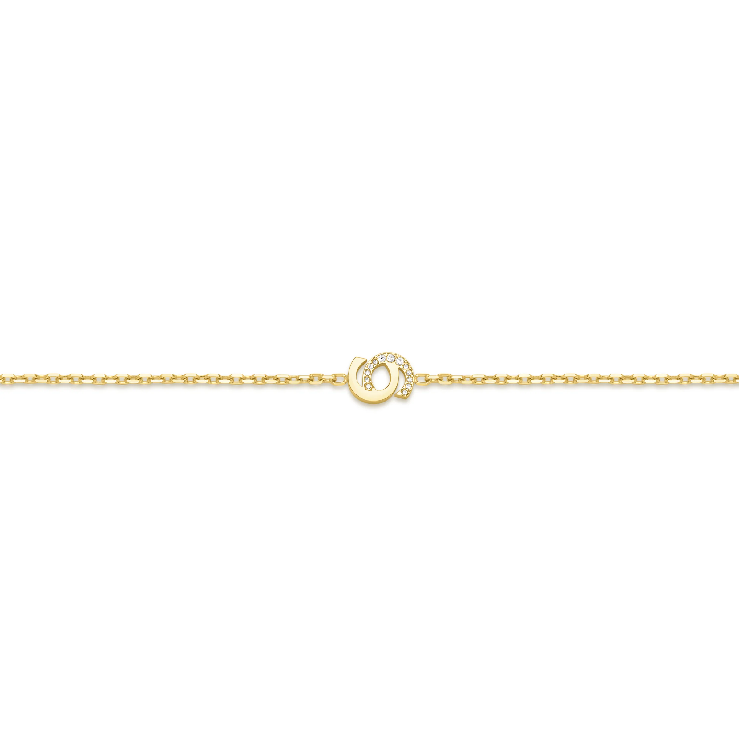 CERRUTI  ELISA GP CRYSTALS CHAIN C LOGO BRACELET - Image 2