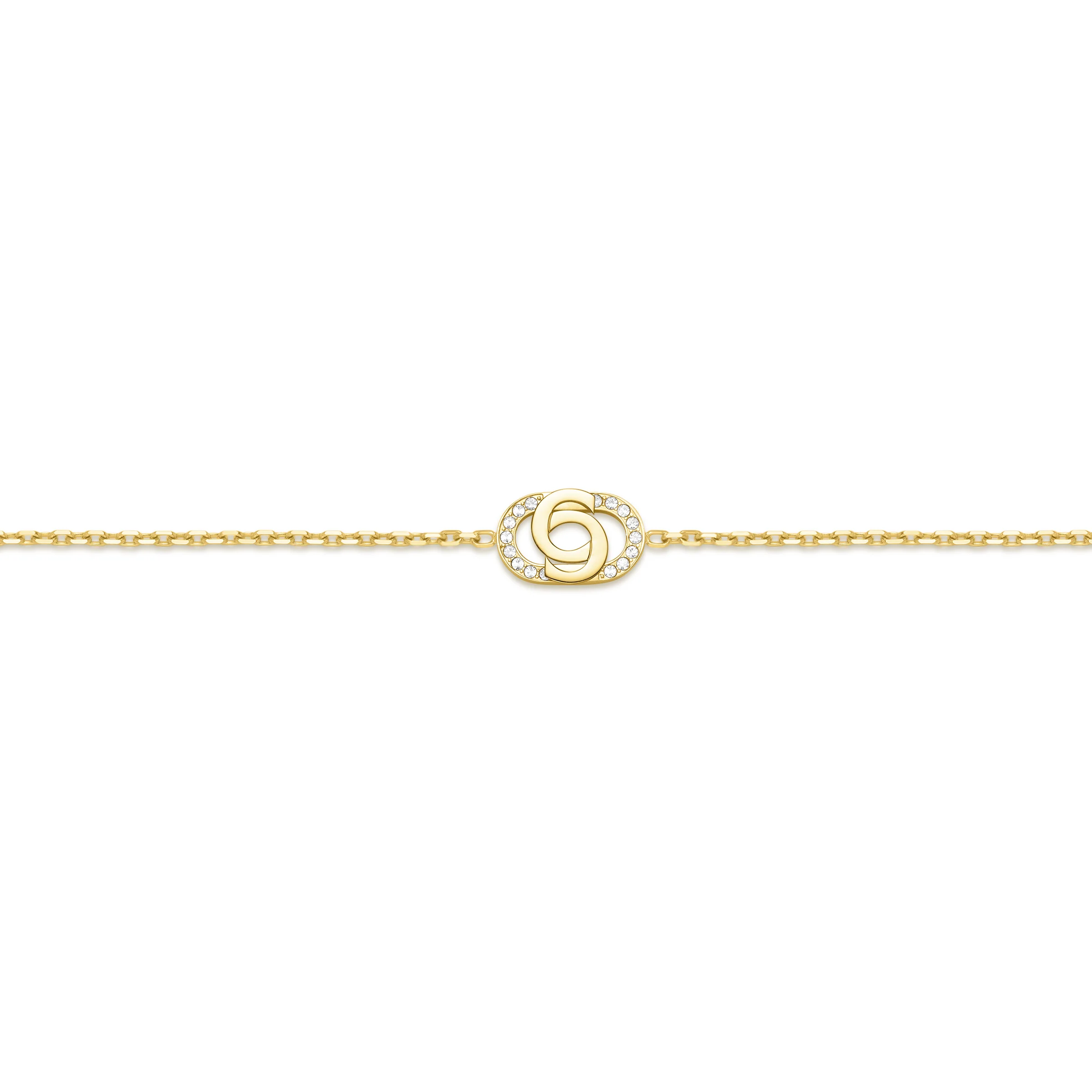 CERRUTI  ELISA GP CRYSTALS DOUBLE C LOGO BRACELET - Image 2