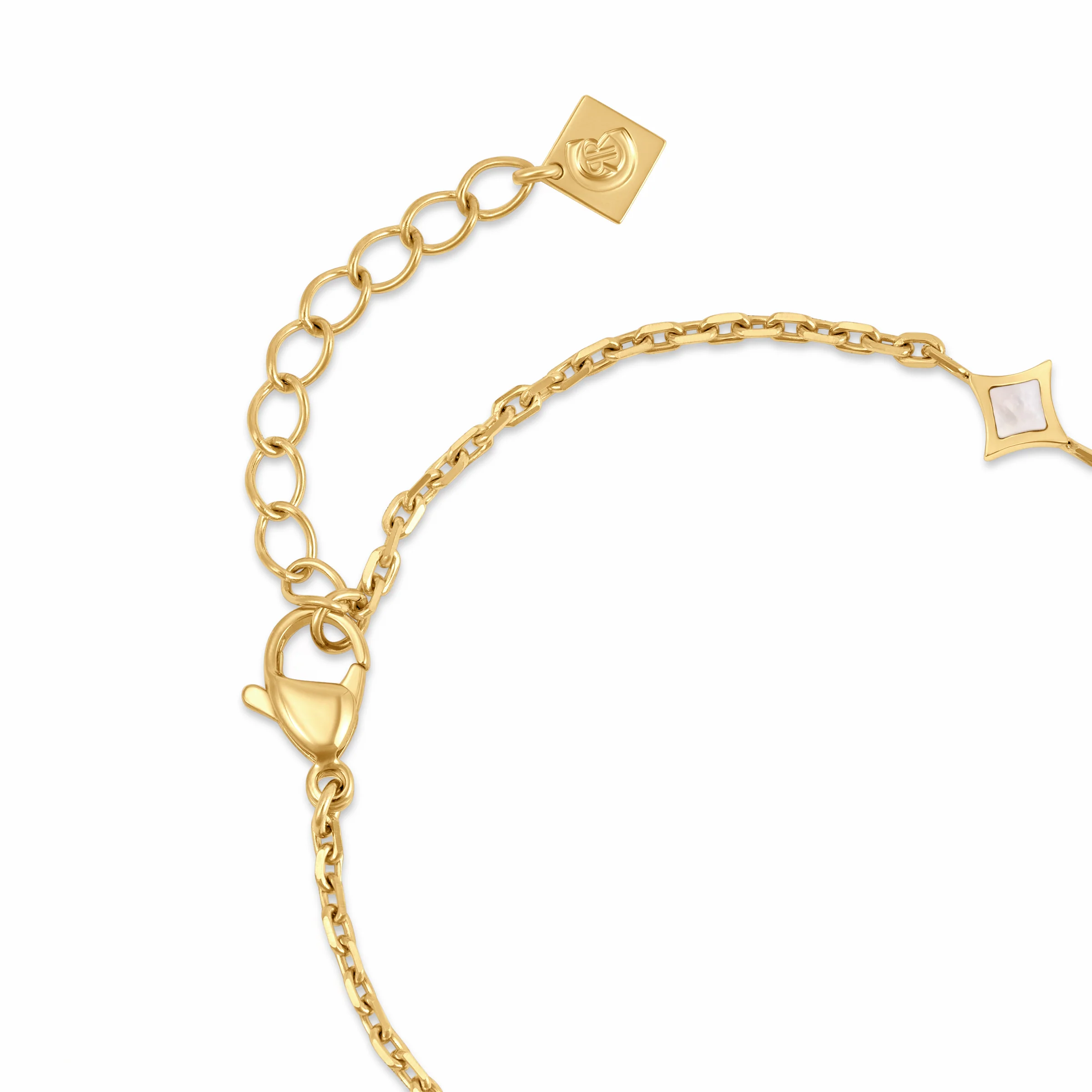 Cerruti Francesca Gold Plated Bracelet with Five Small Motifs - Image 2