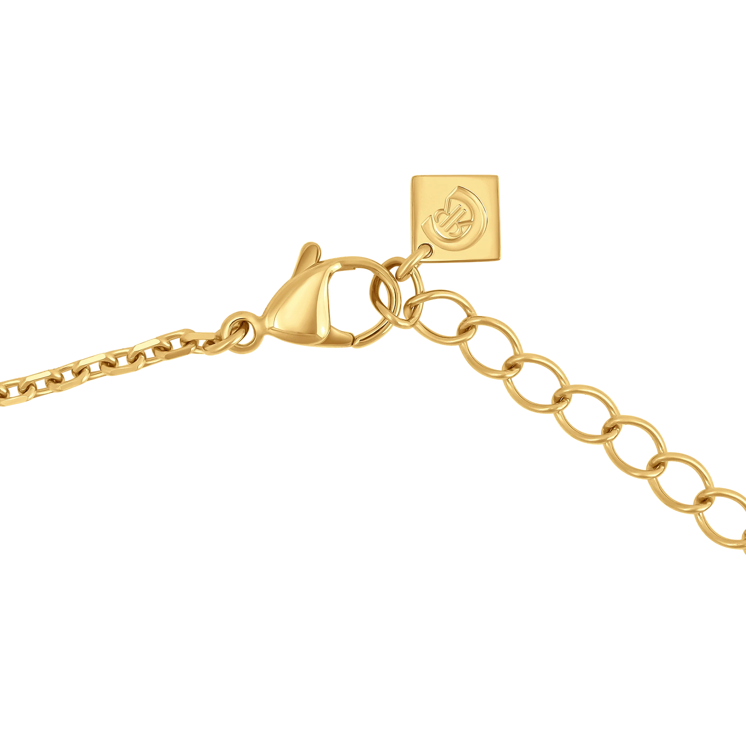 Cerruti Francesca Gold Plated Necklace with Five Small Motifs - Image 3