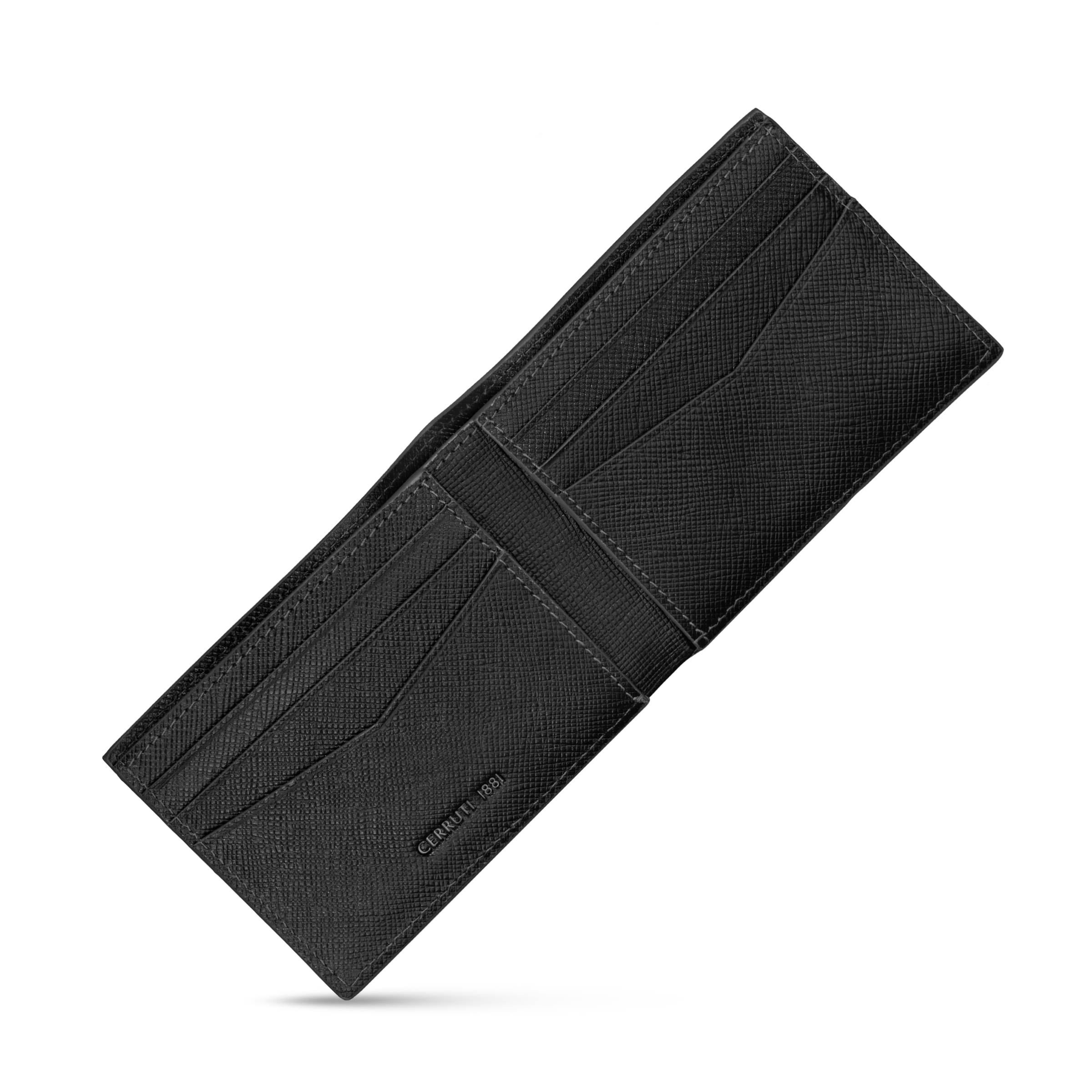 Cerruti Gents Wallet In Genuine Black Leather - Image 2