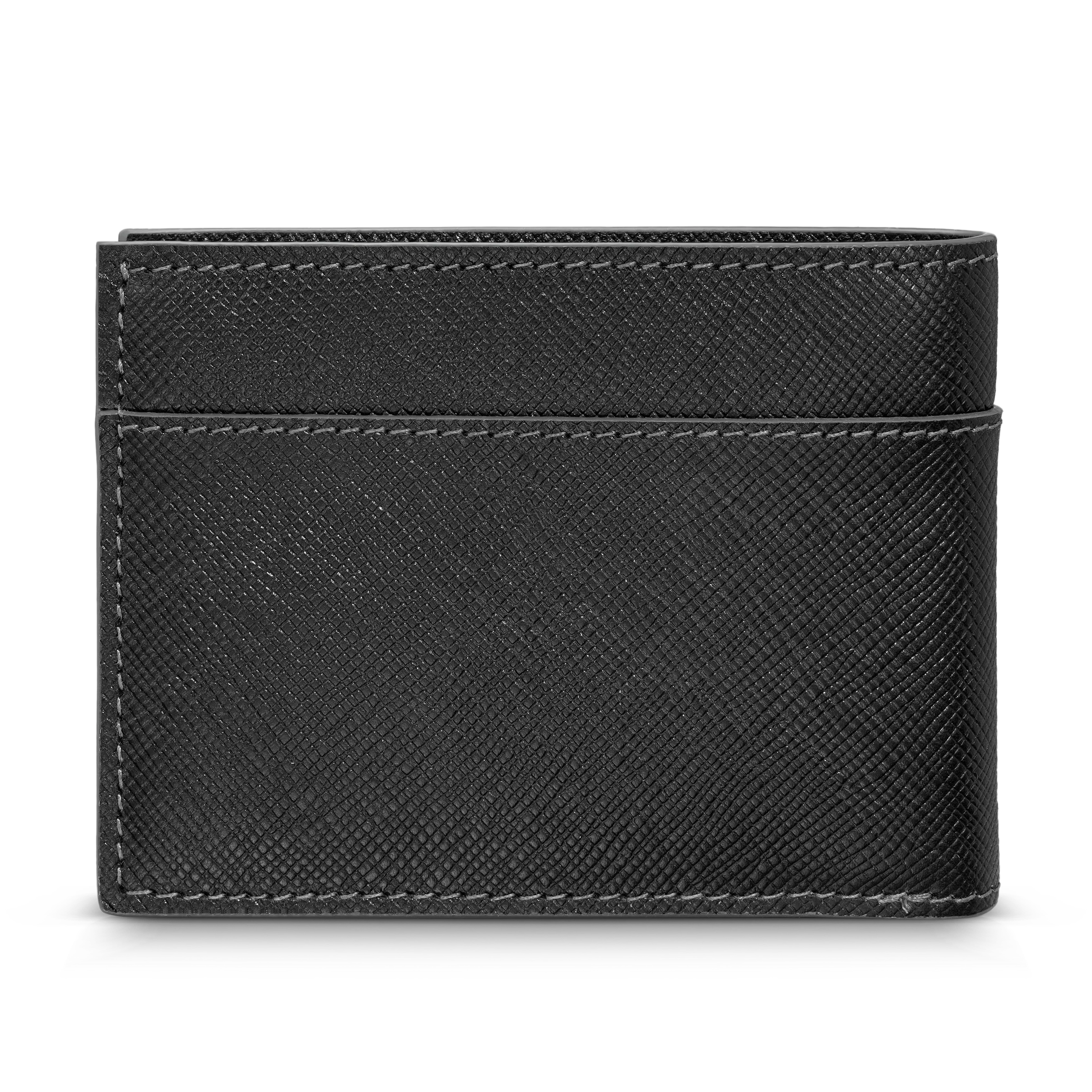Cerruti Gents Wallet In Genuine Black Leather - Image 3