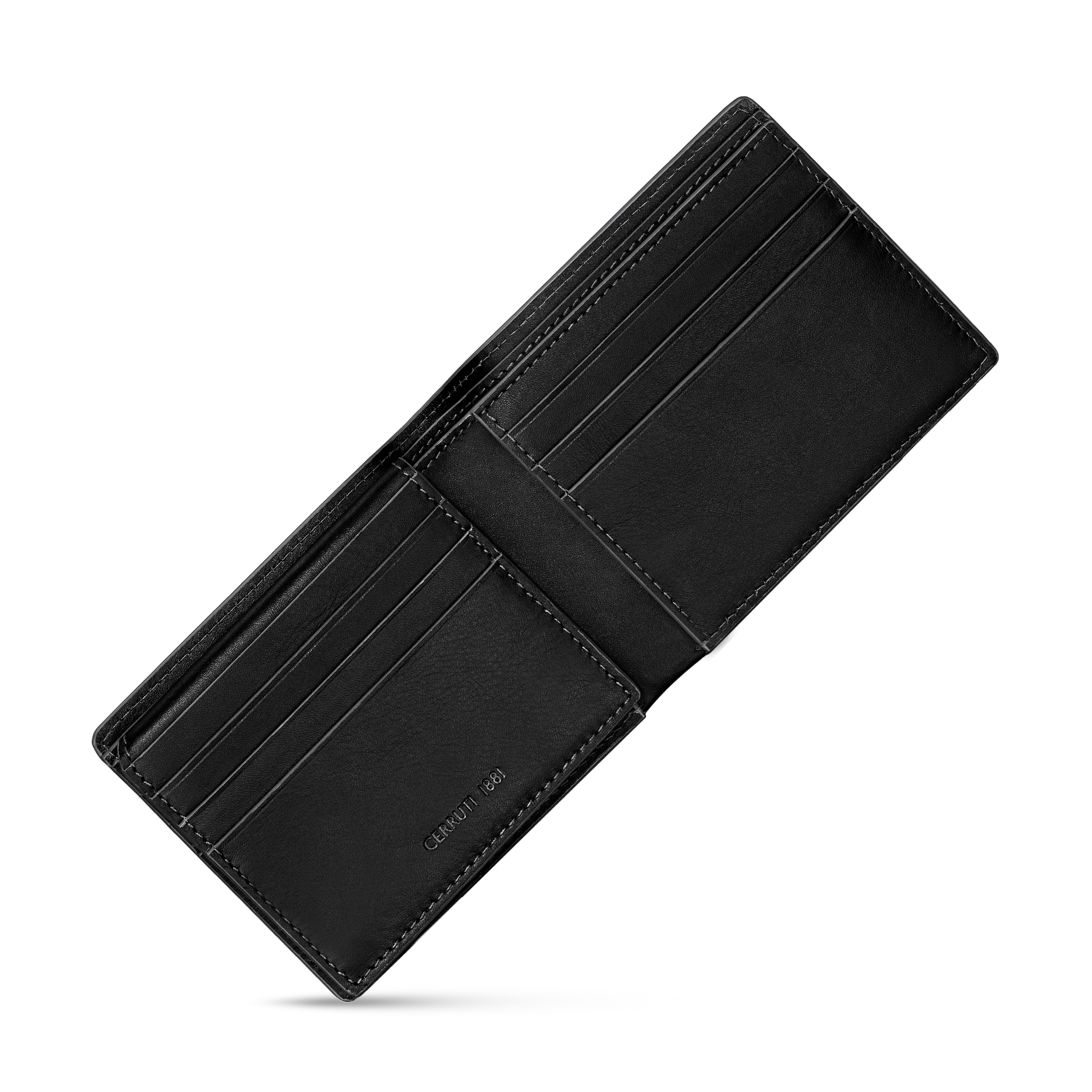 Cerruti Gents Wallet In Genuine Leather Black - Image 4