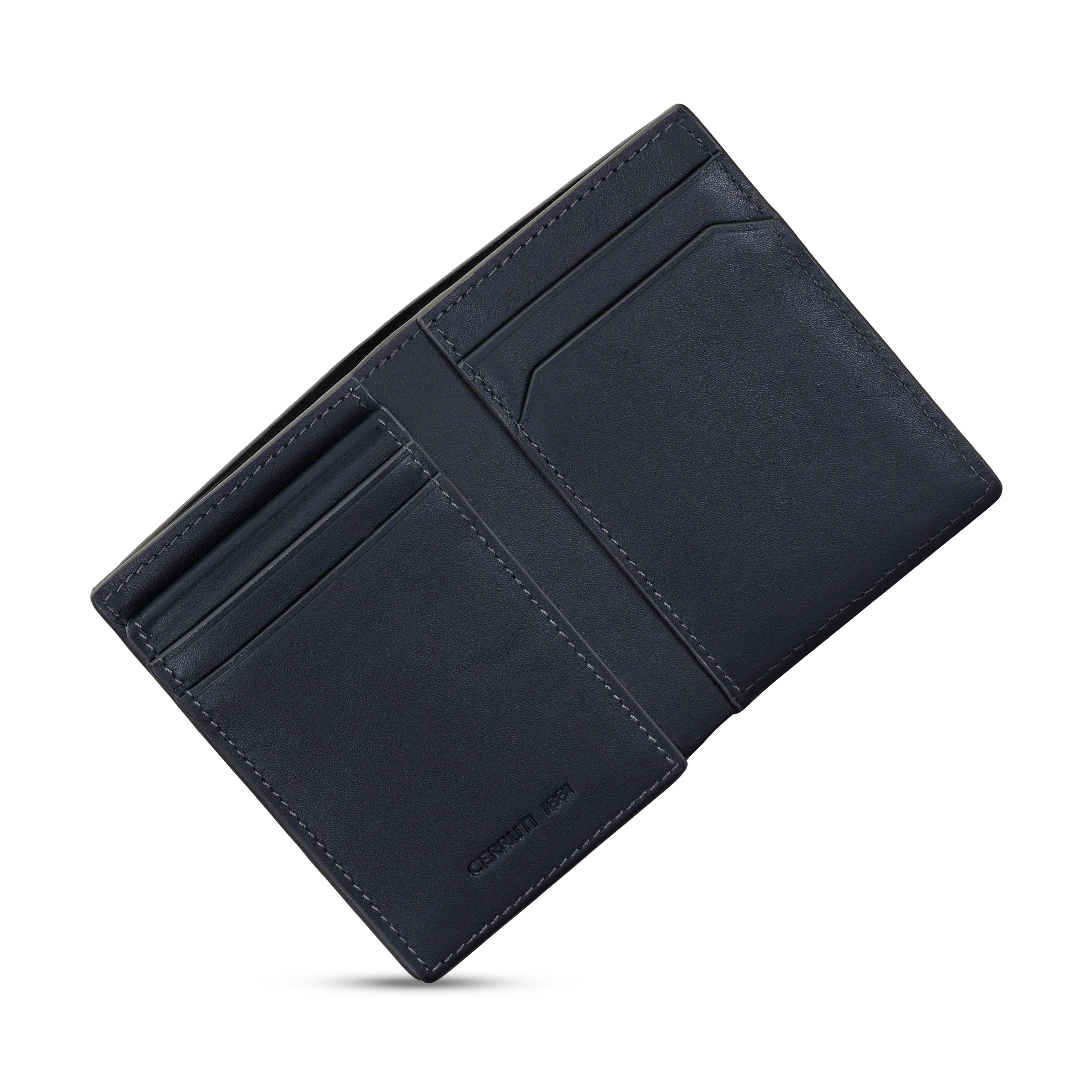 Cerruti Gents Wallet In Genuine Leather Blue - Image 2