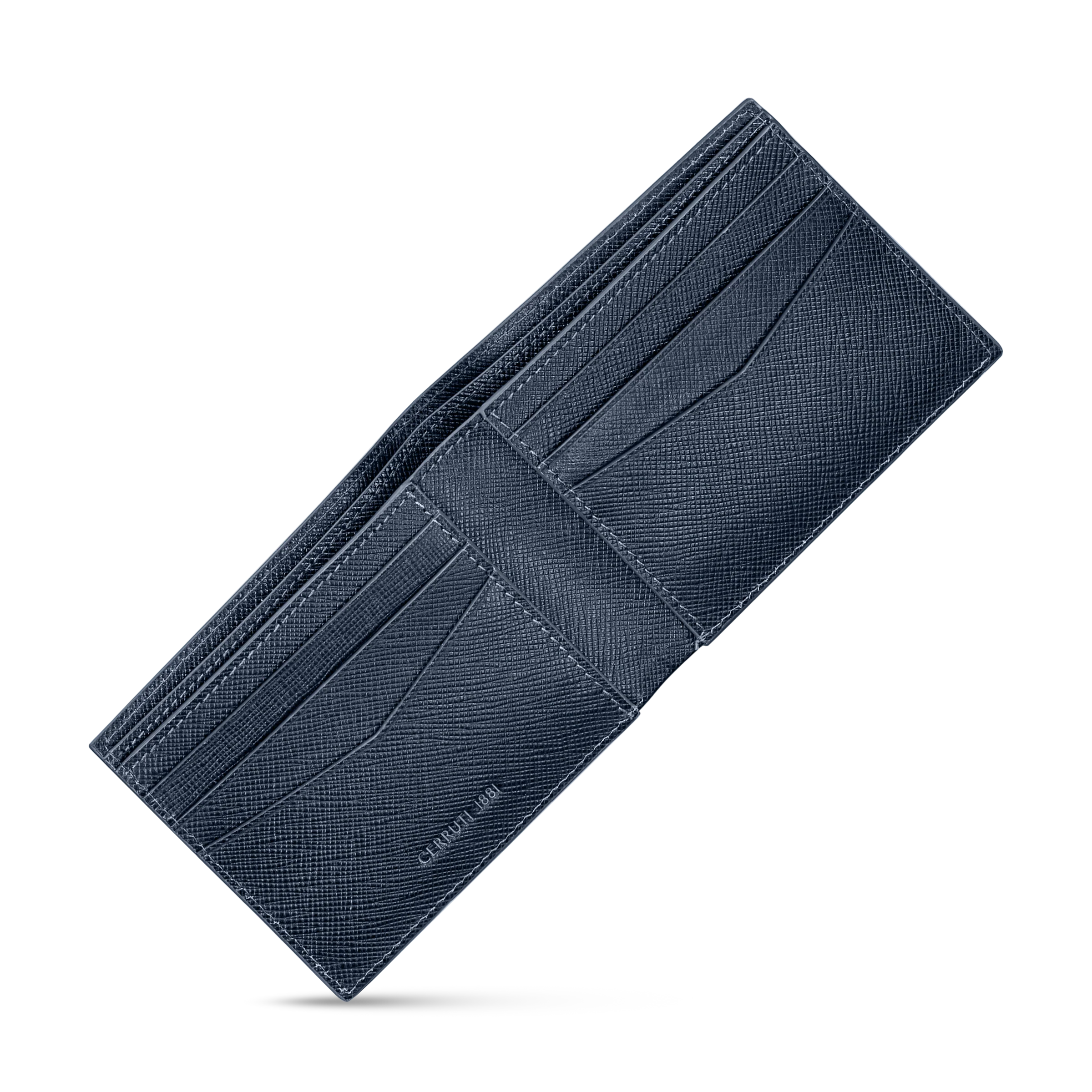 Cerruti Gents Wallet In Genuine Leather Navy - Image 2