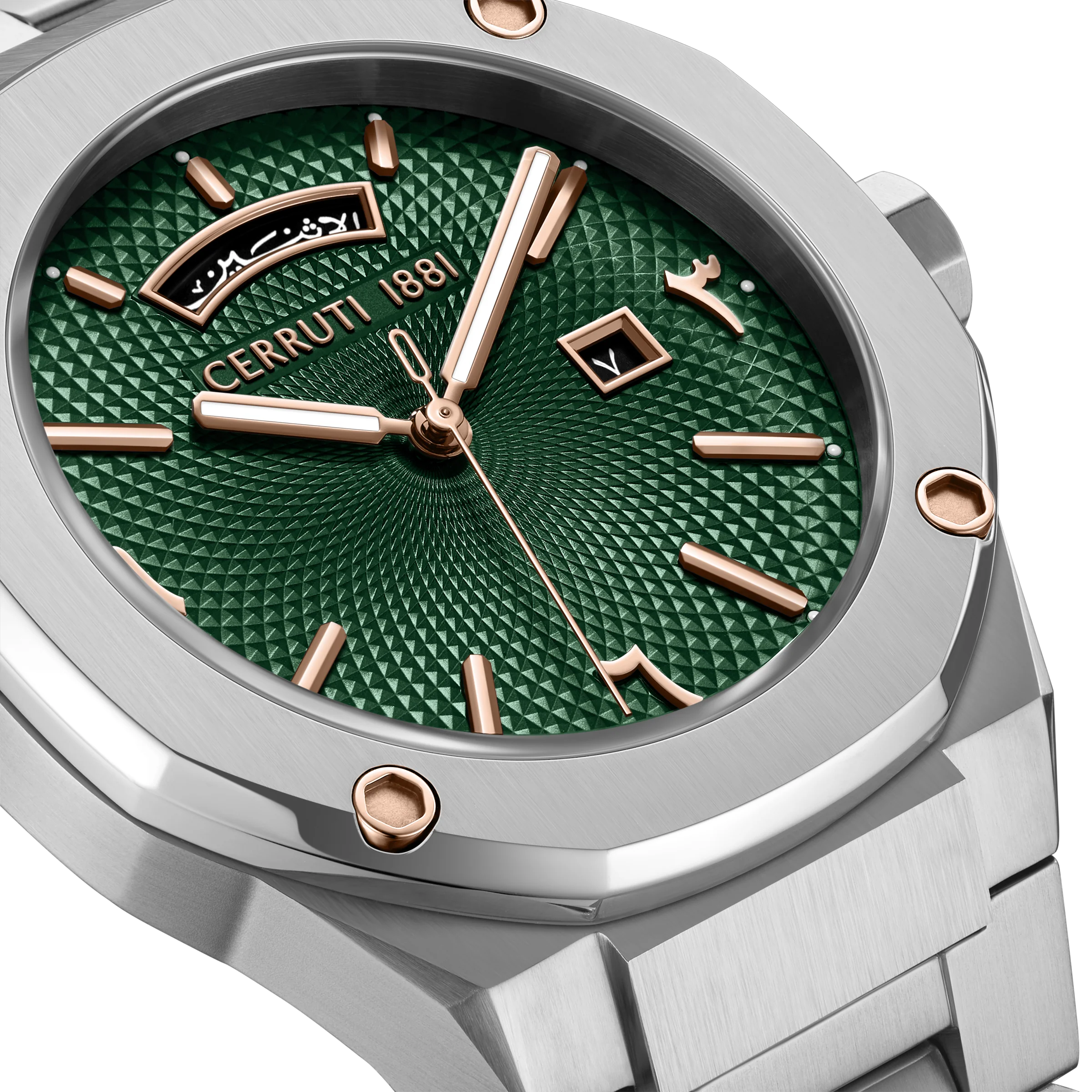 Cerruti Green Dial Stainless Steal Men's Watch - Image 2