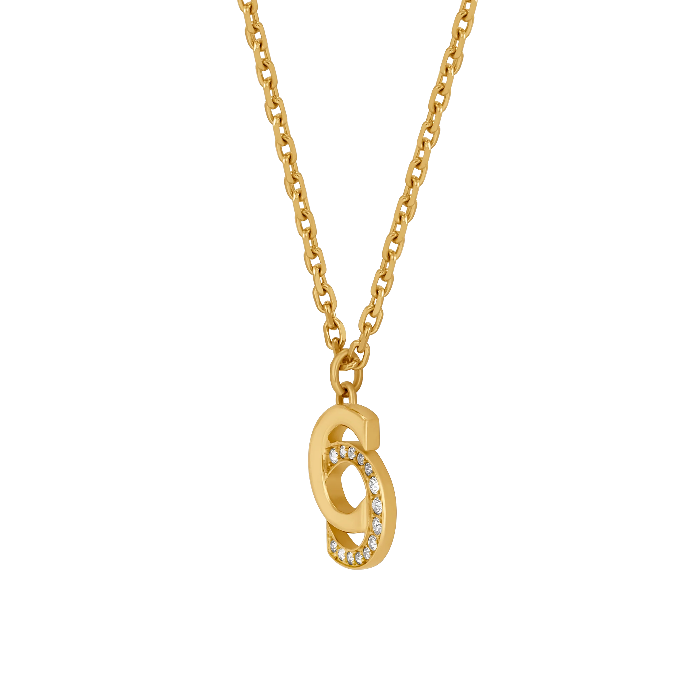 Cerruti Marina Double C Logo Gold Plated Necklace - Image 2