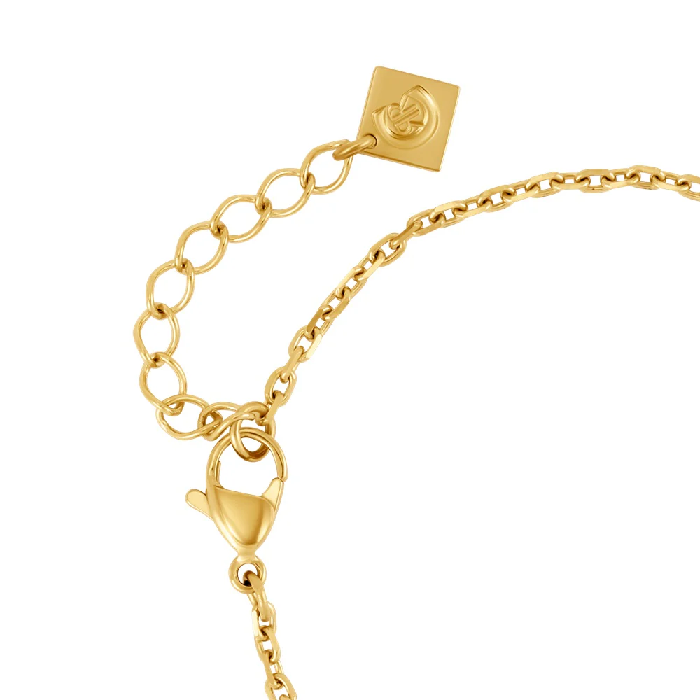 Cerruti Marina Gold Plated Bracelet with Double C Logo Motif - Image 2
