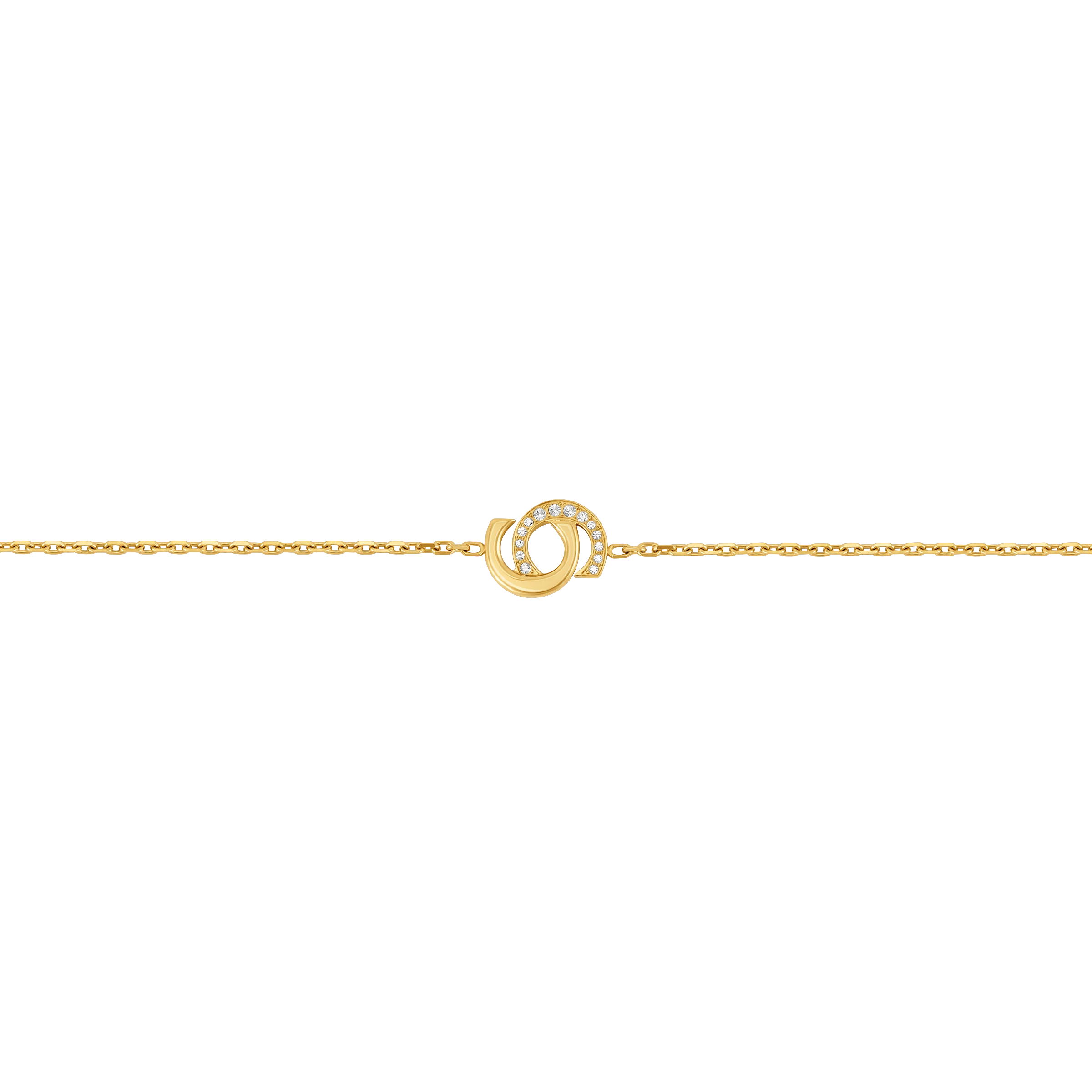 Cerruti Marina Gold Plated Bracelet with Double C Logo Motif - Image 3