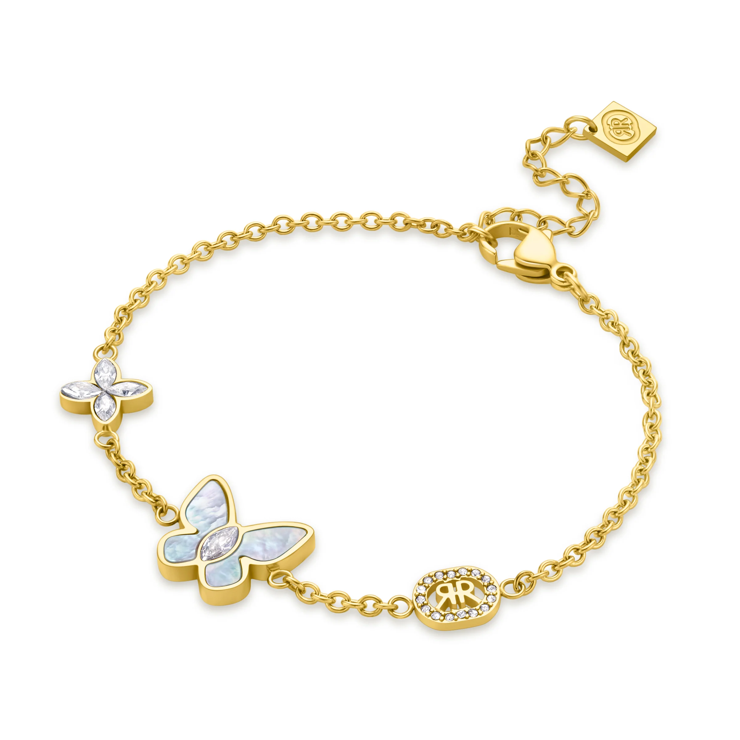 CERRUTI MARIPOSA.2 GP 4735C BLUE MOP CRYSTALS BRACELET - Image 3